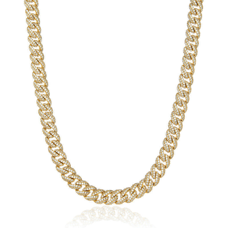 Iced Cuban Chain (Gold) 8.5mm