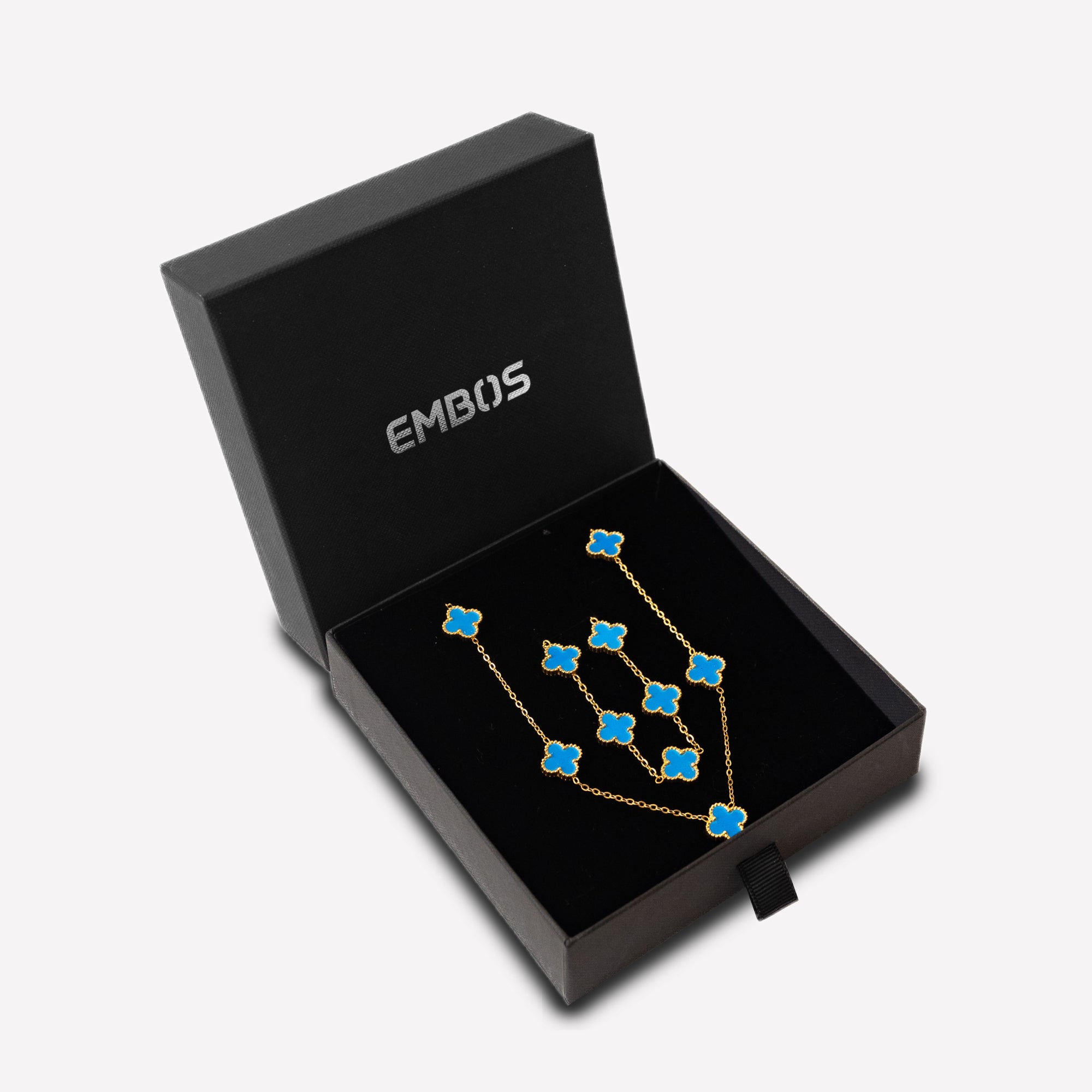 Clover Set (Gold/Blue)