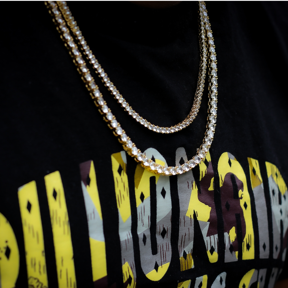 Tennis Chain (Gold) 5mm