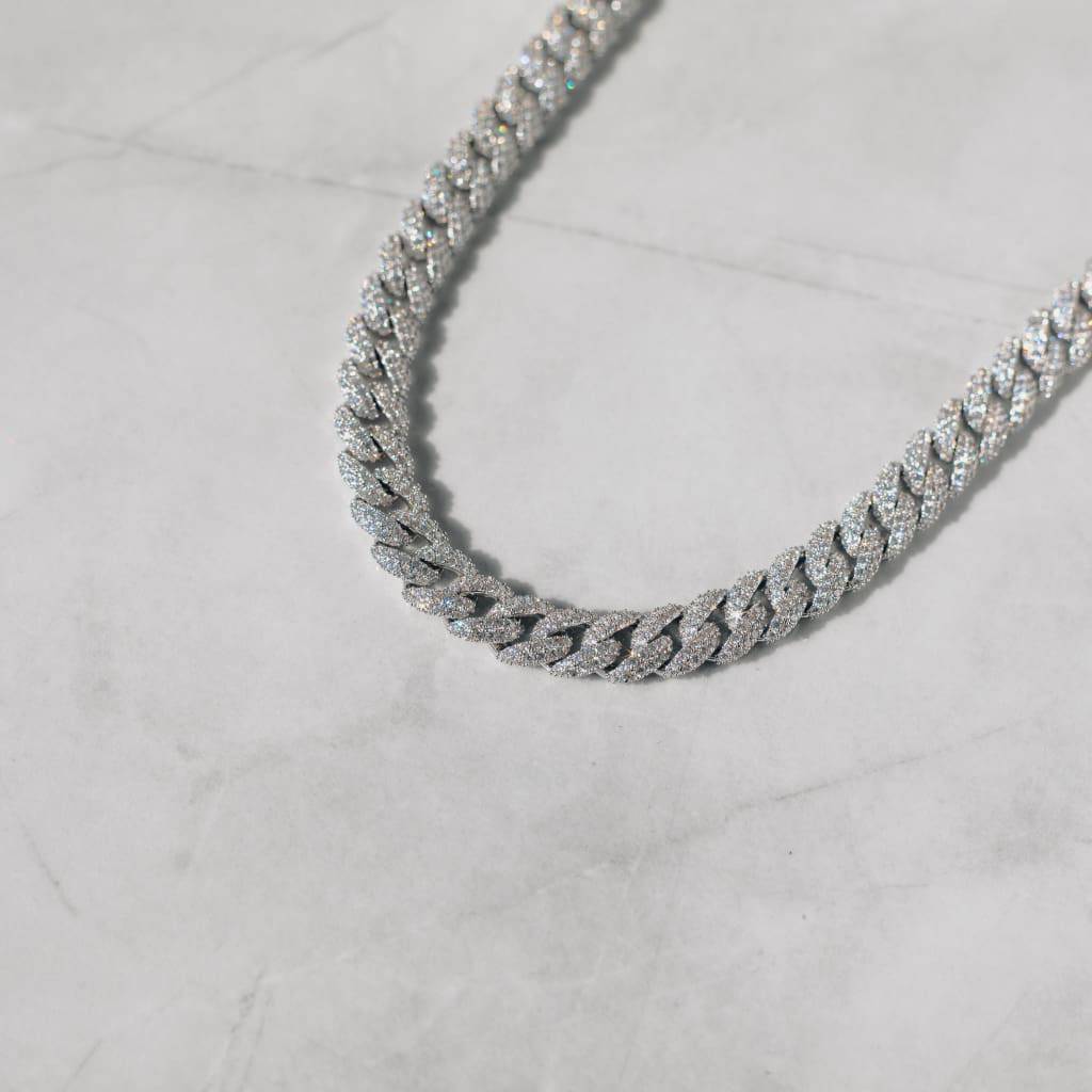 Iced Cuban Chain (Silver) 8.5mm