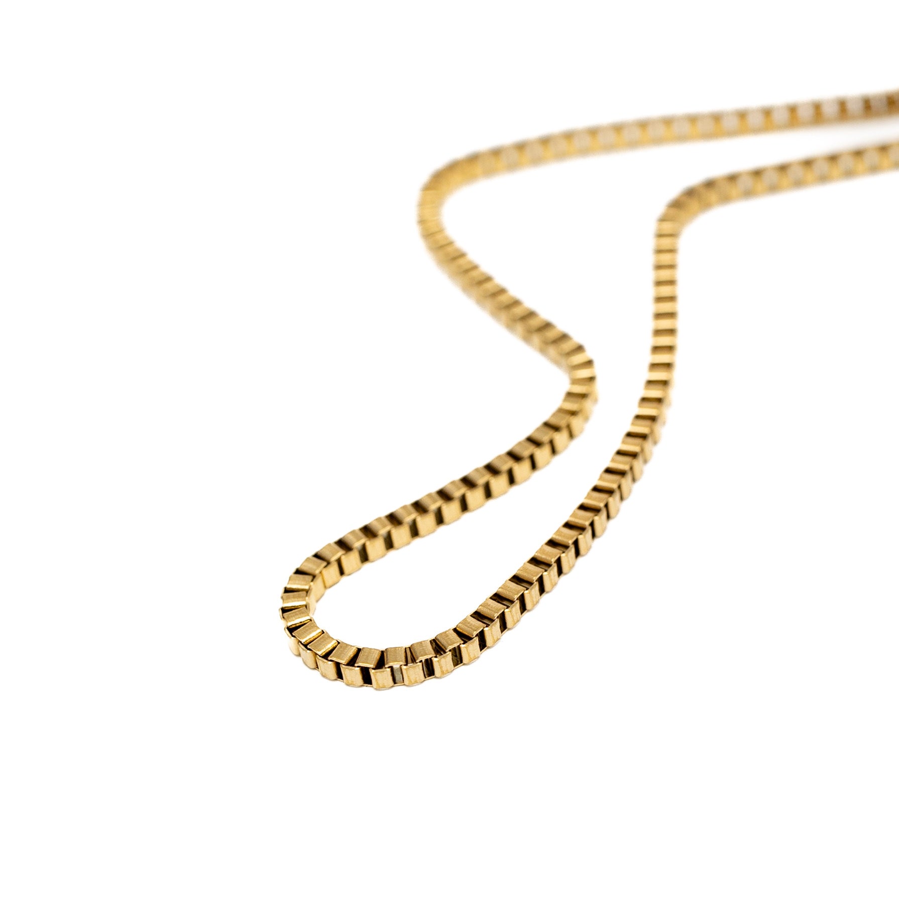 Box Bracelet (Gold) 3mm