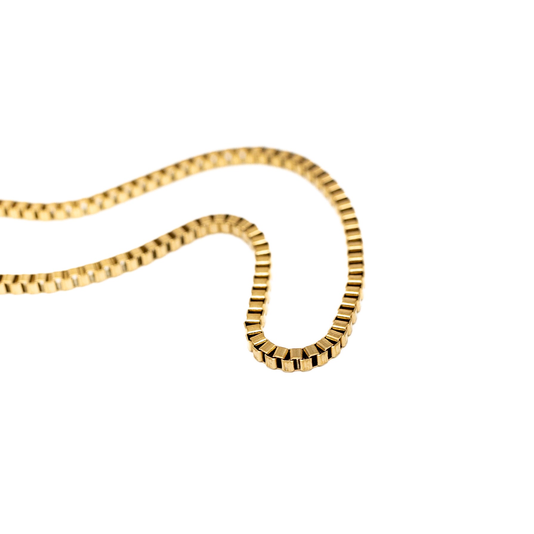 Box Bracelet (Gold) 3mm