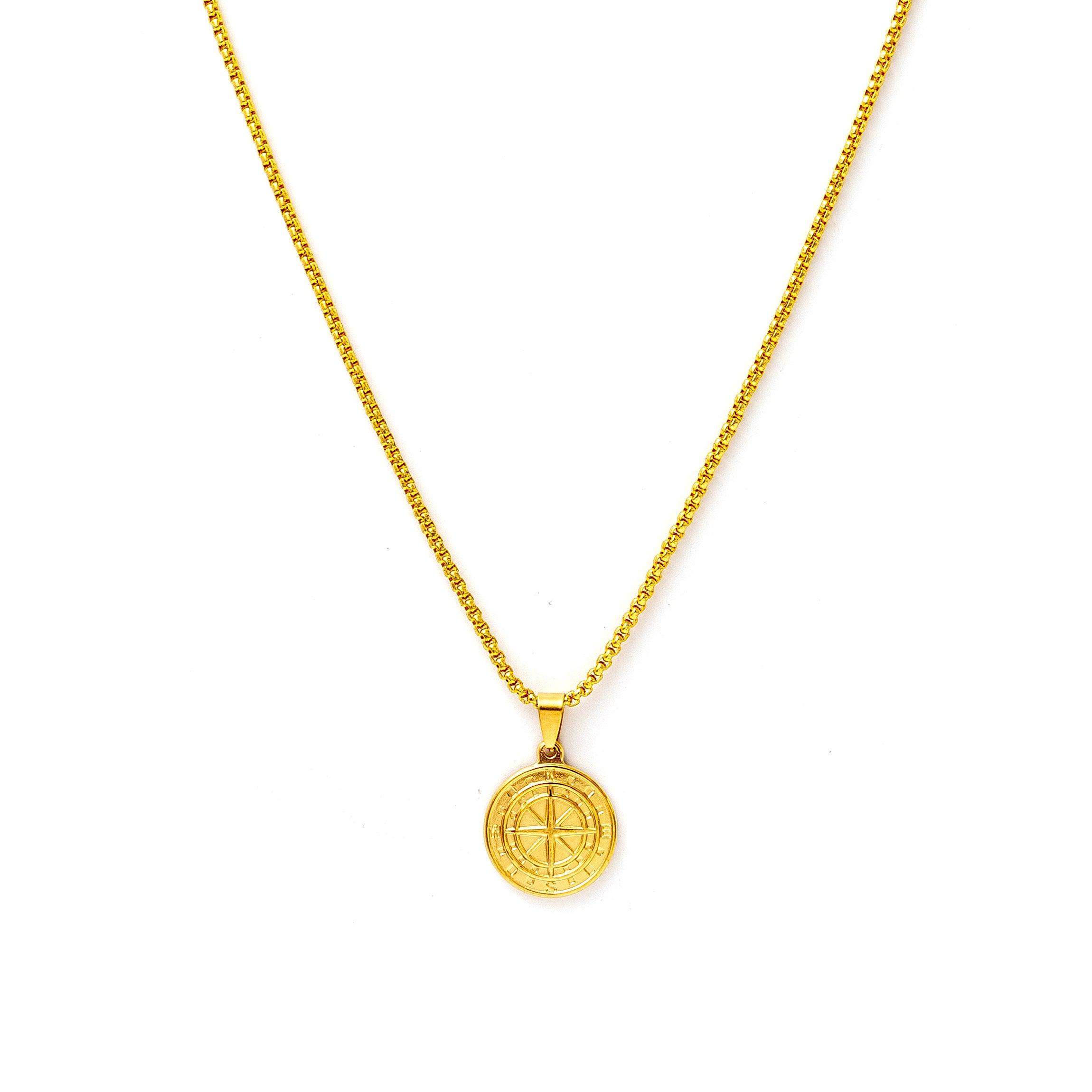 Compass Pendant (Gold)