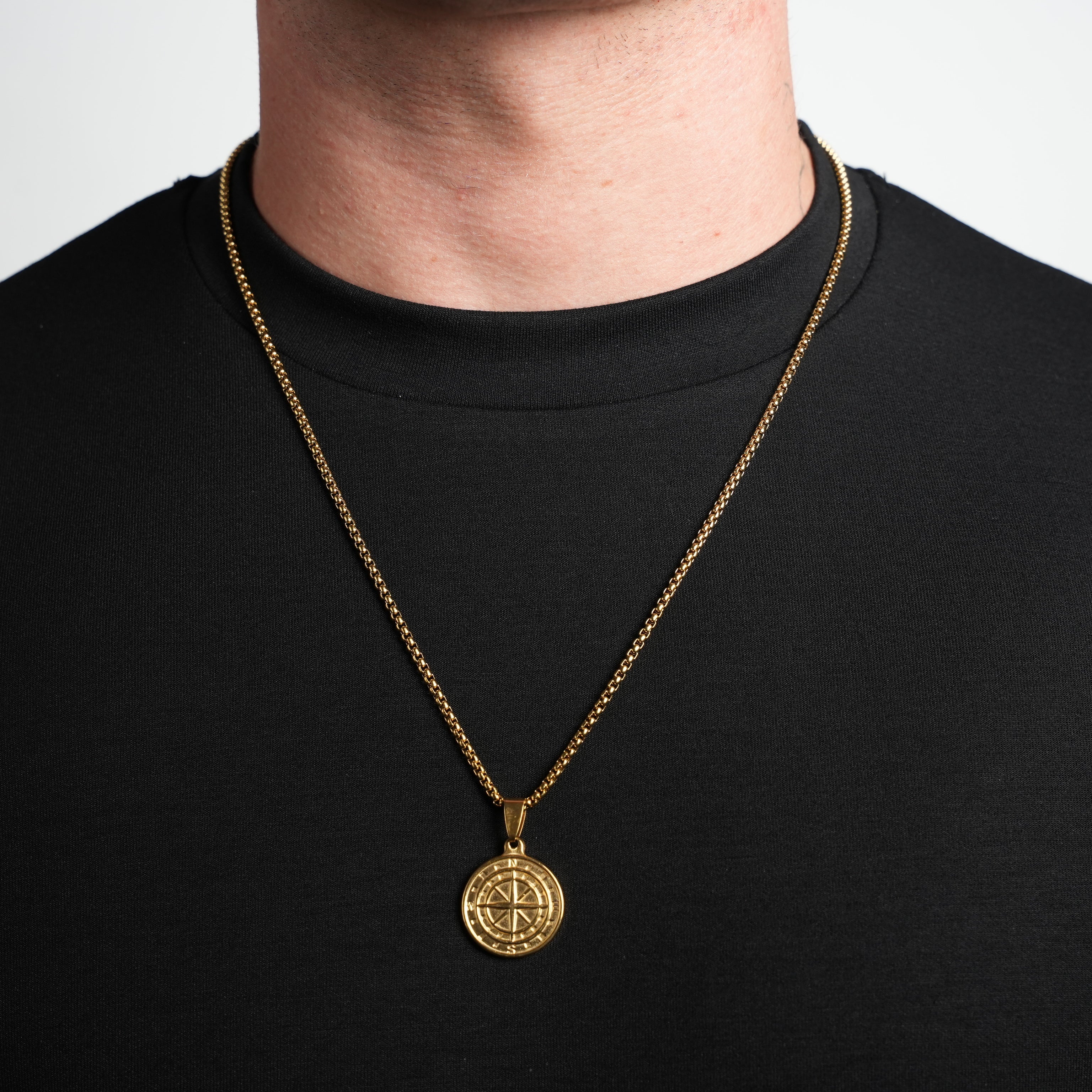 Compass Pendant (Gold)