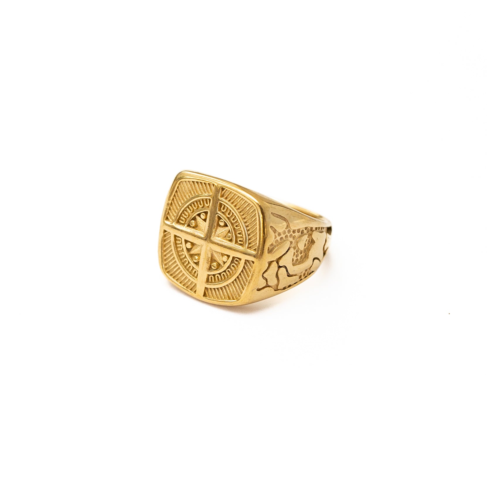 Compass Signet Ring (Gold)