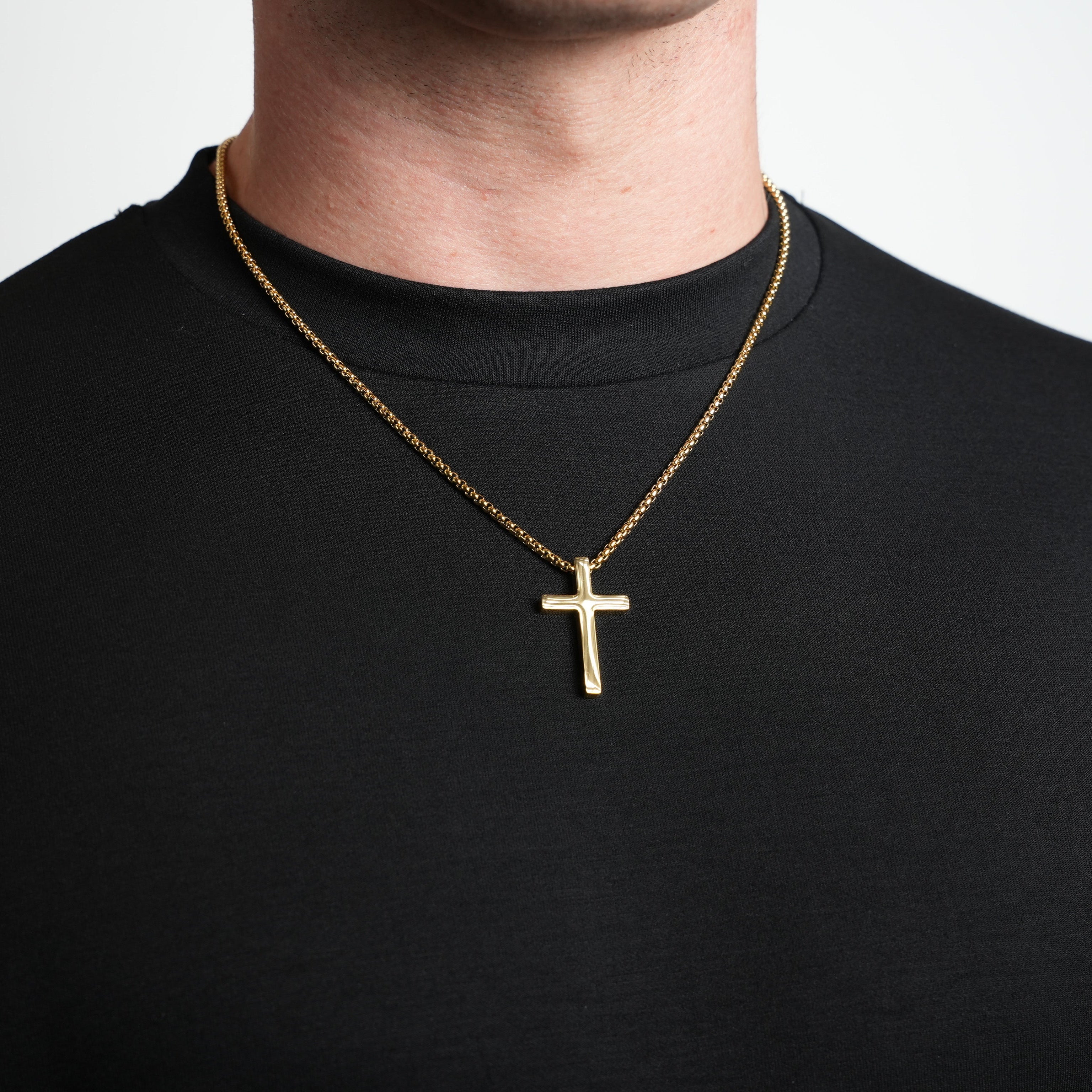 Premium Cross Pendant (Gold)