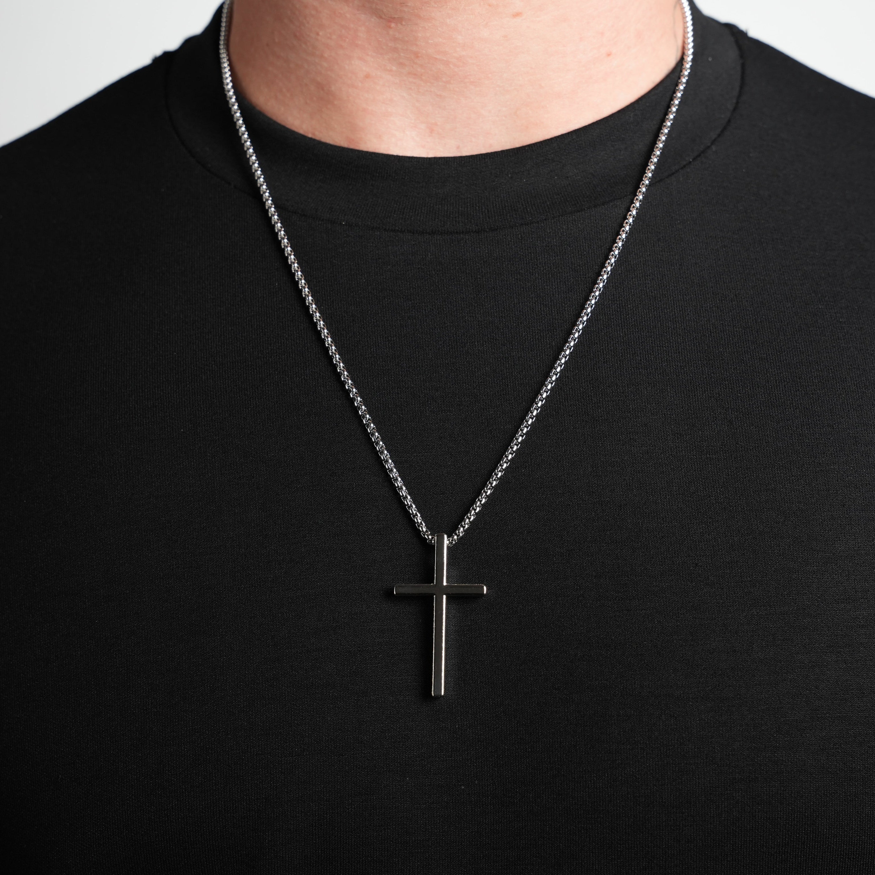 Premium Cross Pendant (Silver)
