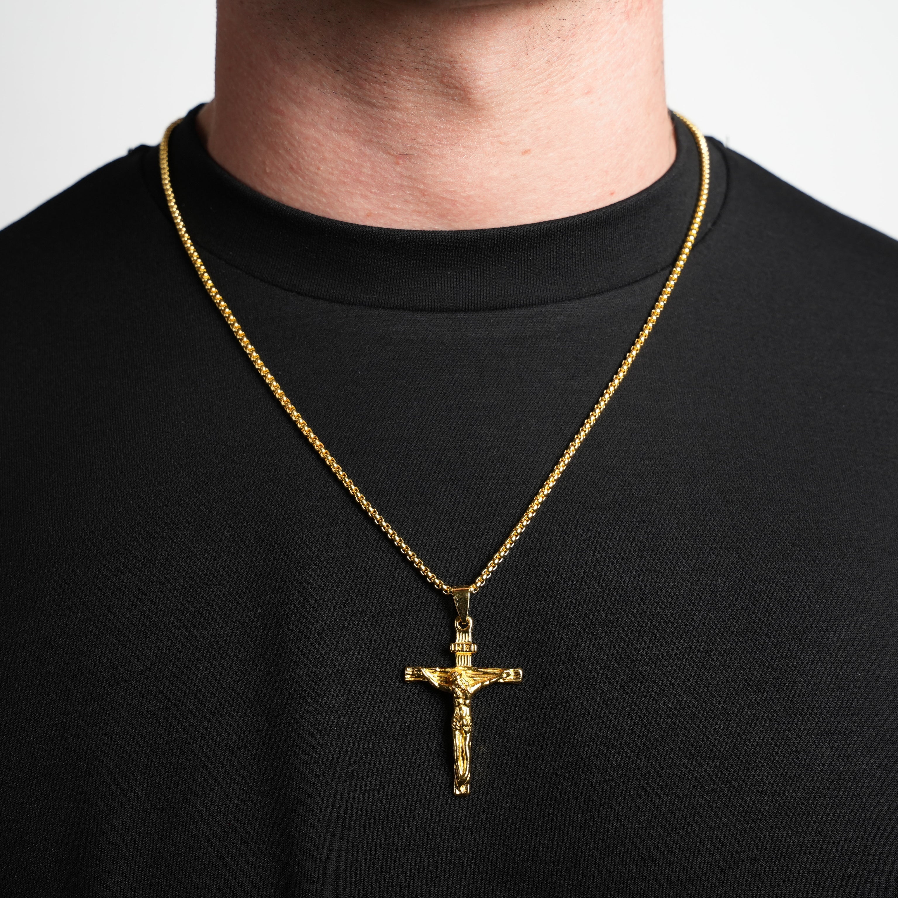 Crucifix Pendant (Gold)