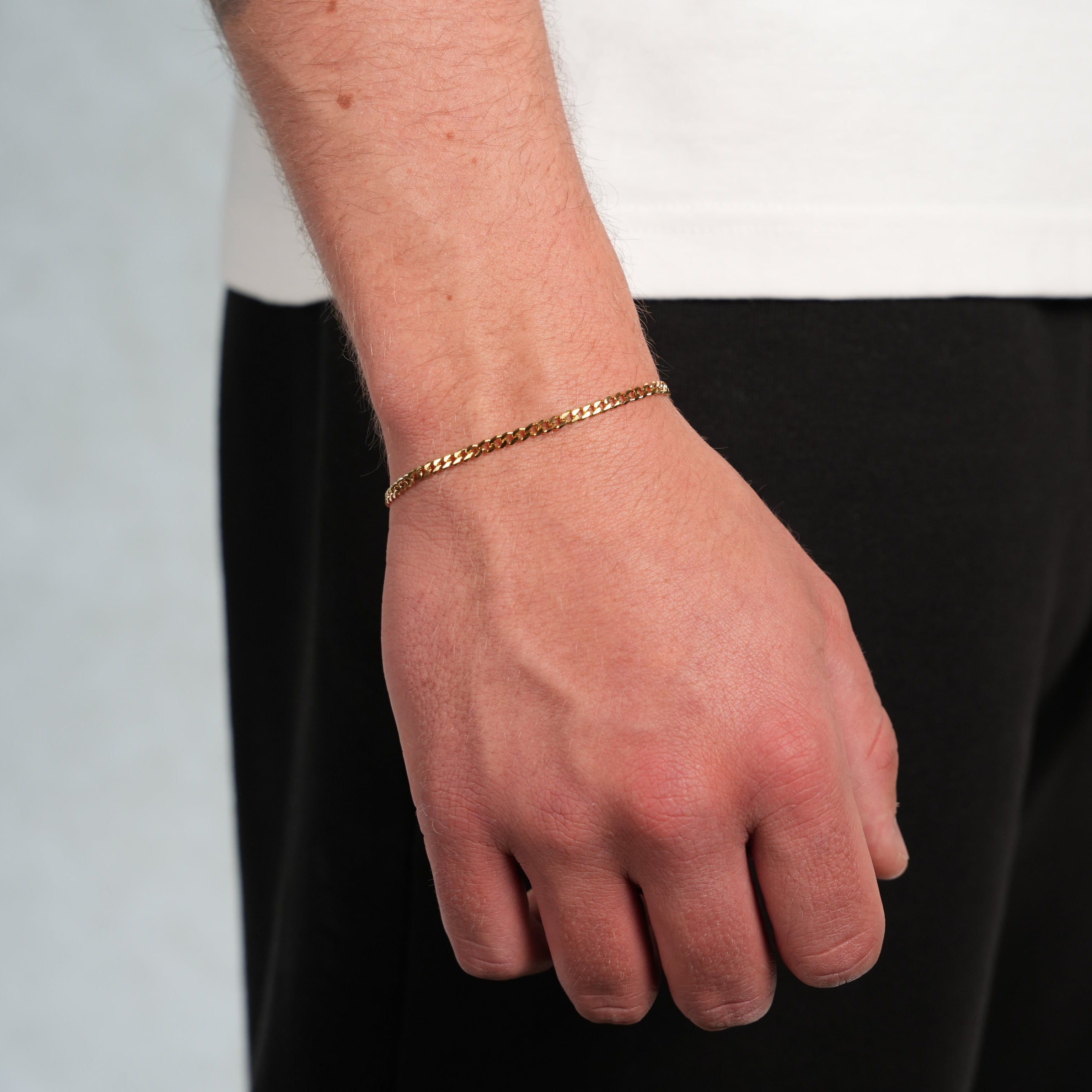 Cuban Bracelet (Gold) 3mm