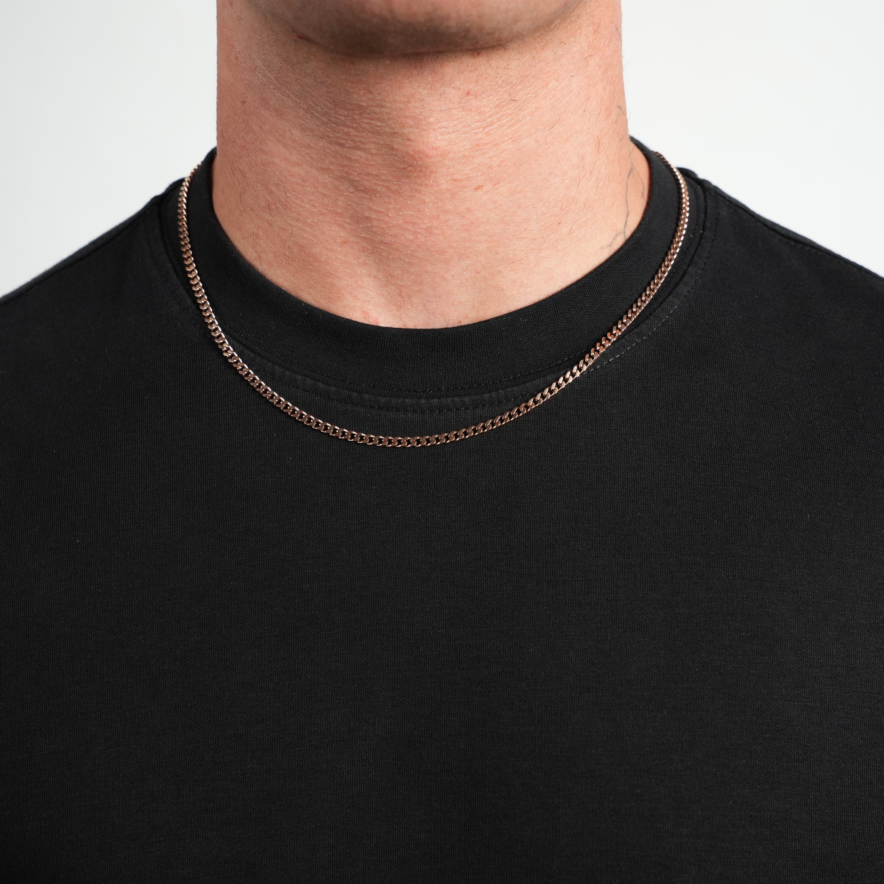 Miami Cuban Chain (Rose Gold) 3mm