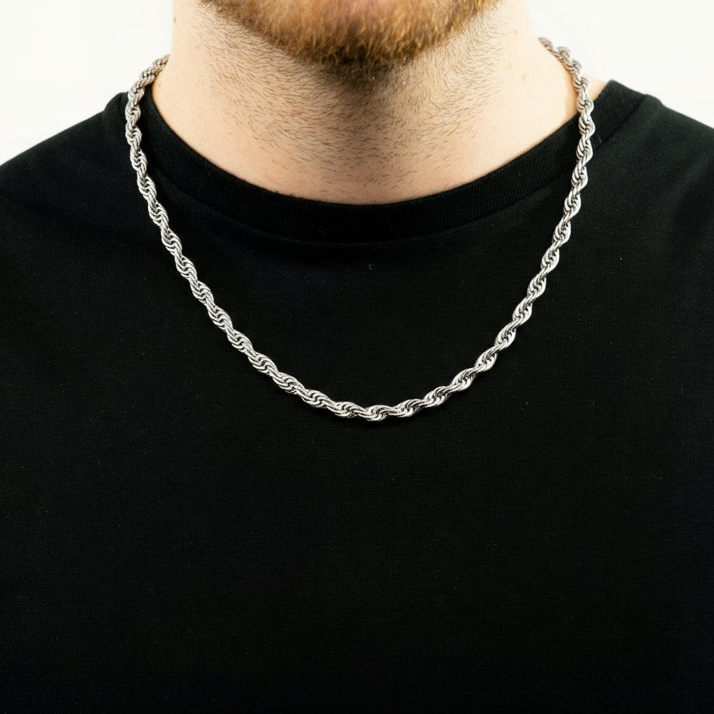 Rope Chain (Silver) 6mm