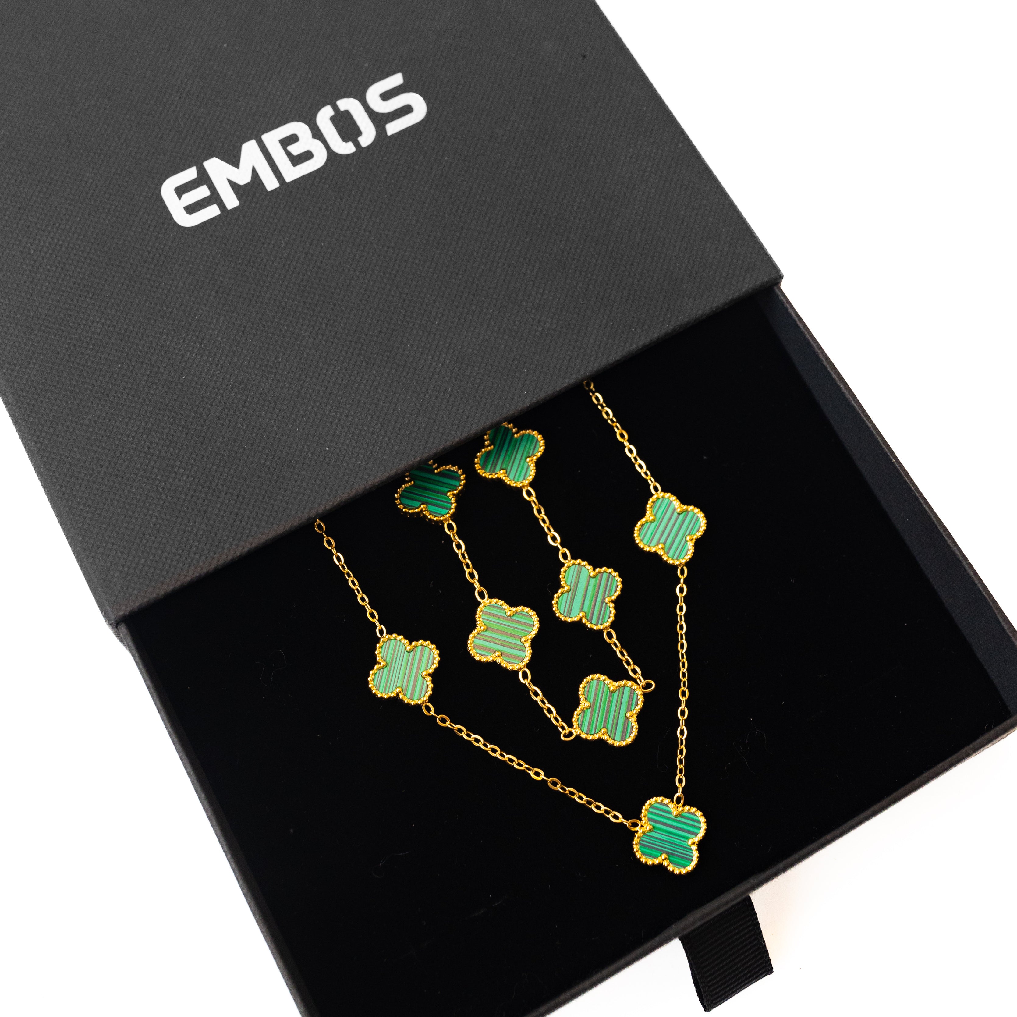 Clover Set (Gold/Green)