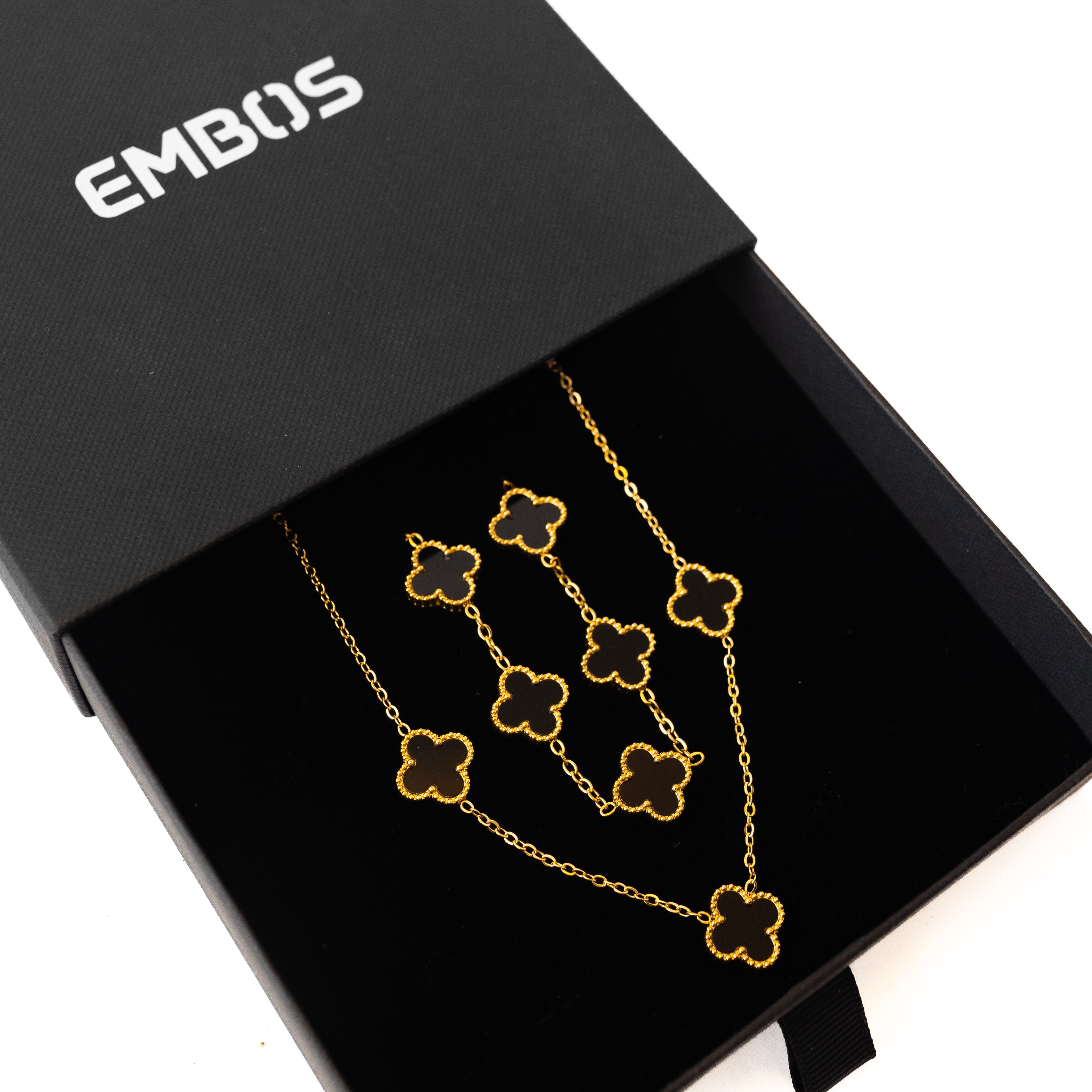 Clover Set (Gold/Black)