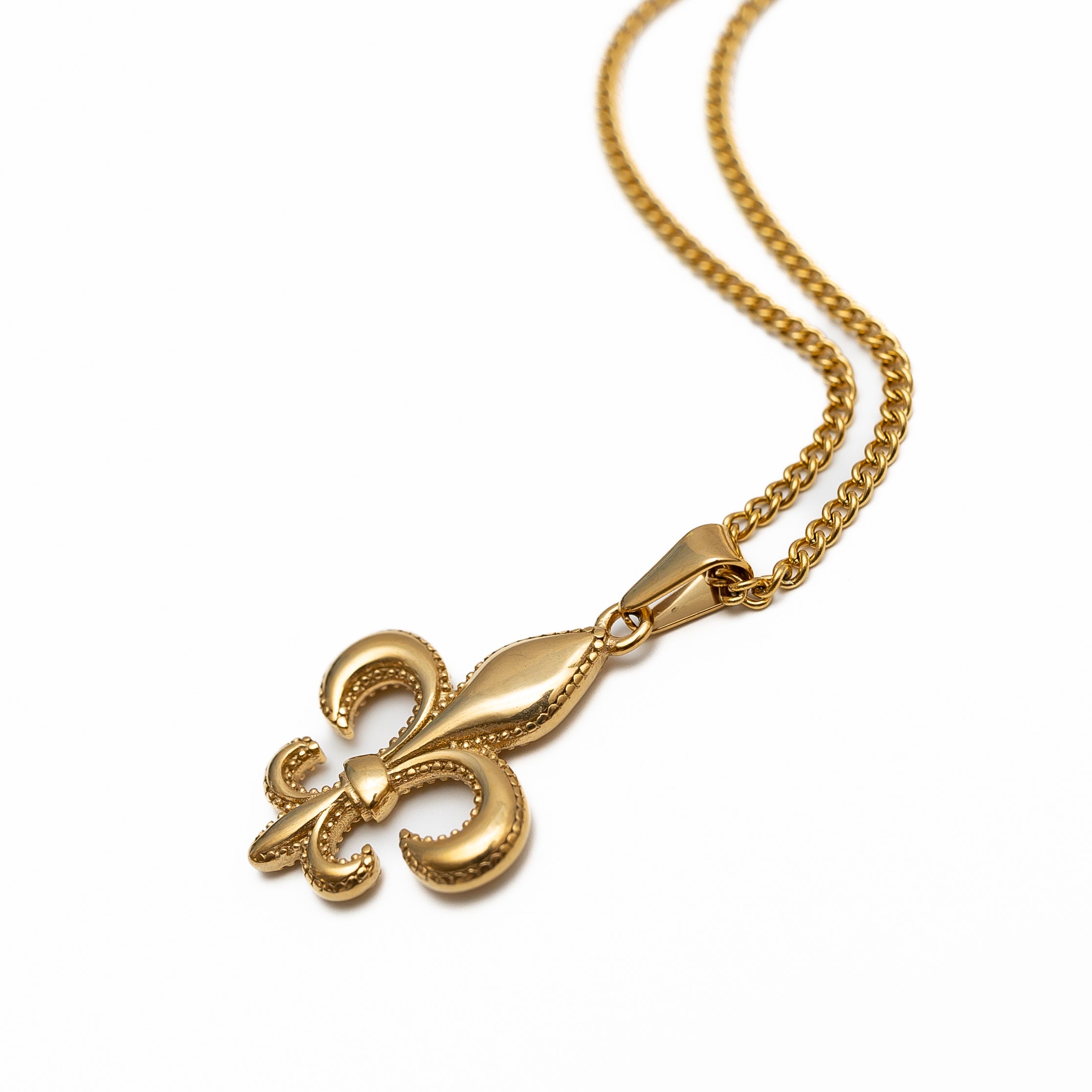 Fleur-De-Lis Pendant (Gold)