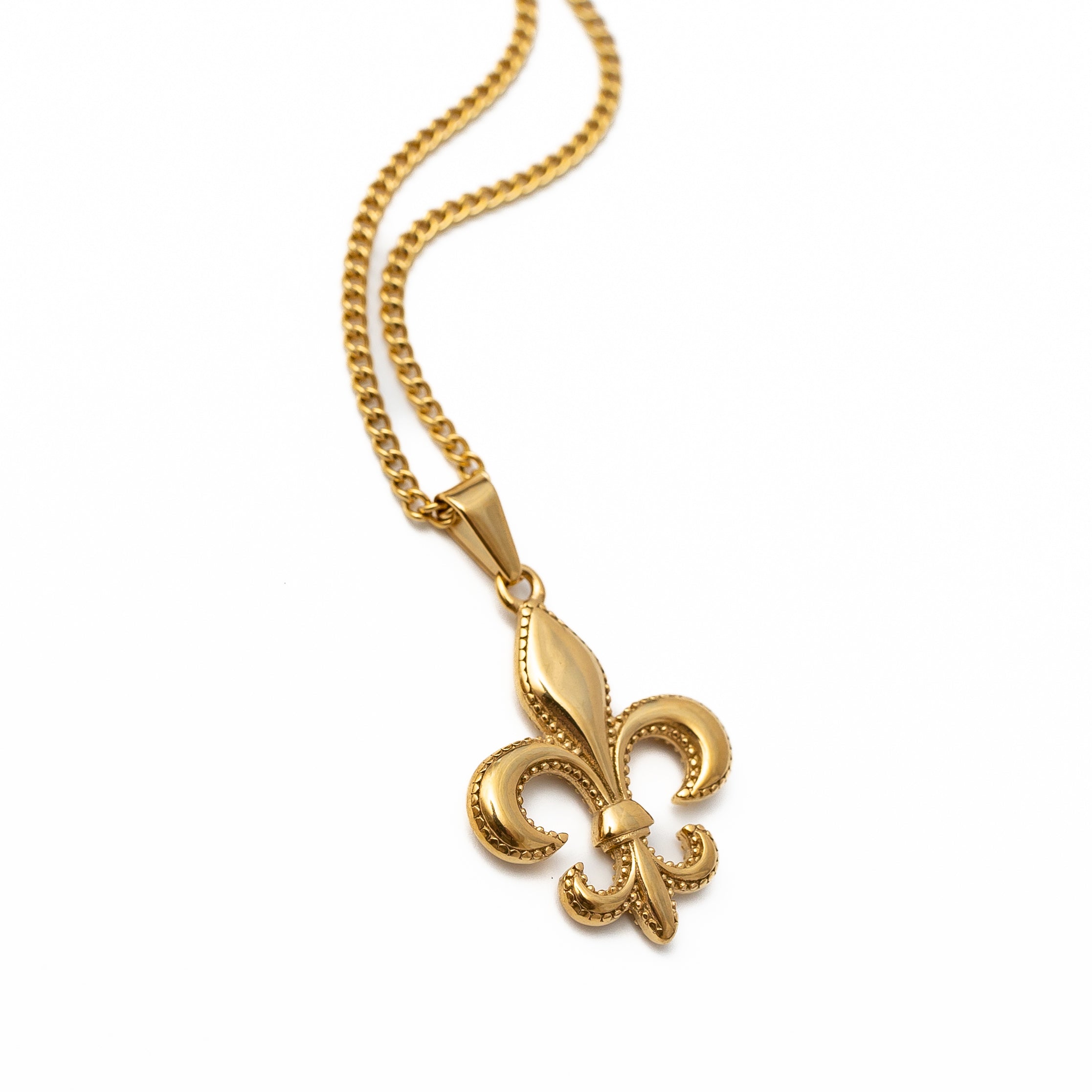 Fleur-De-Lis Pendant (Gold)