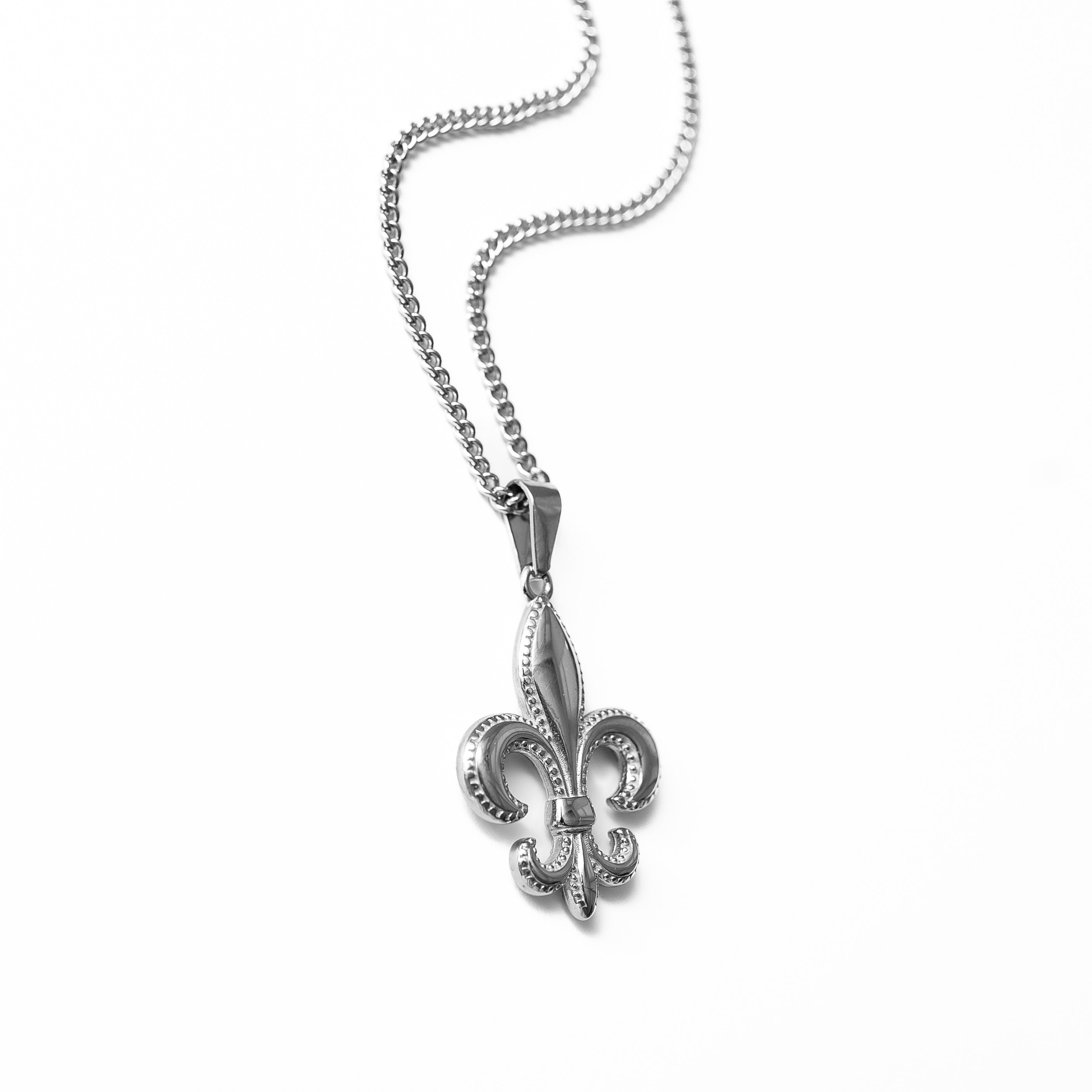 Fleur-De-Lis Pendant (Silver)