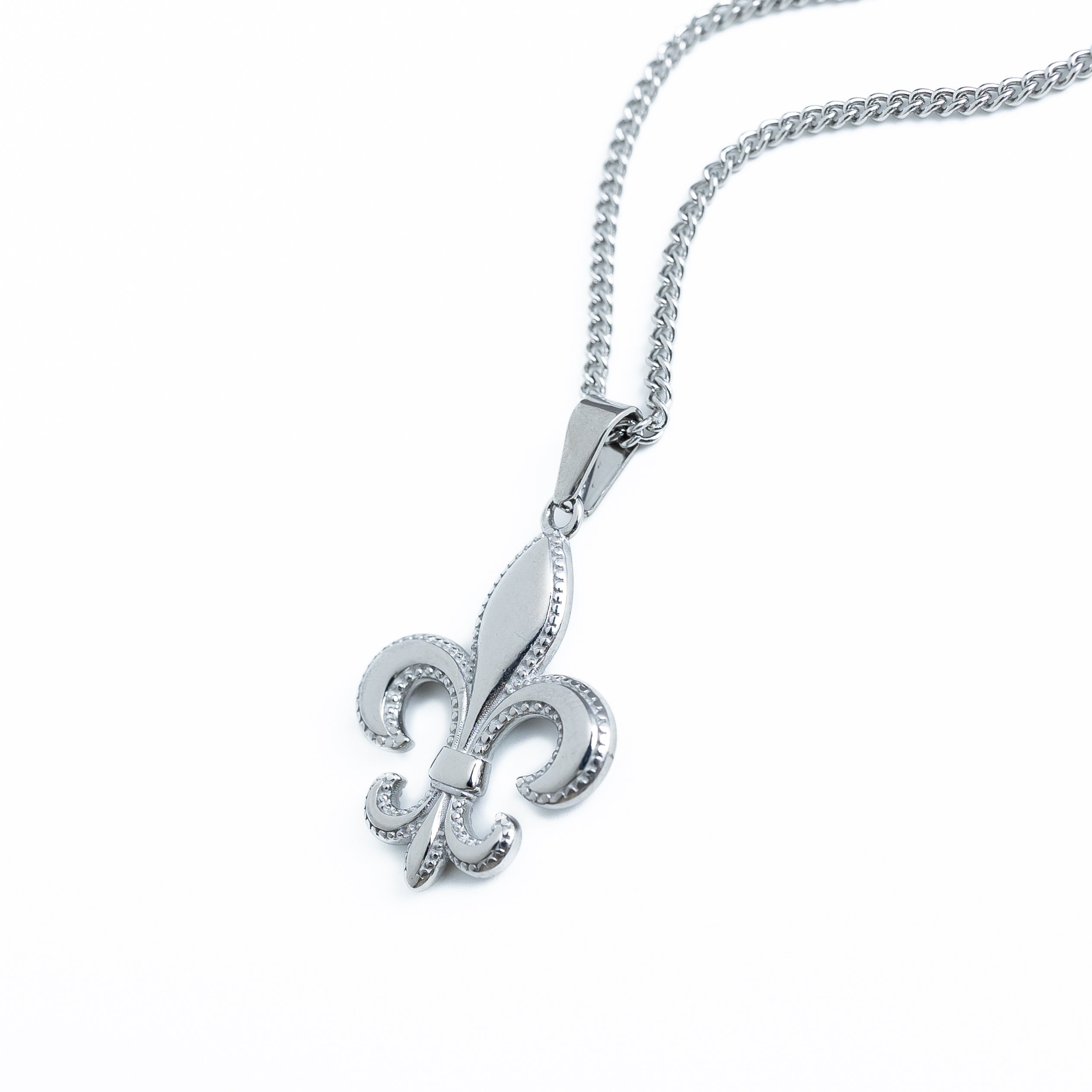 Fleur-De-Lis Pendant (Silver)
