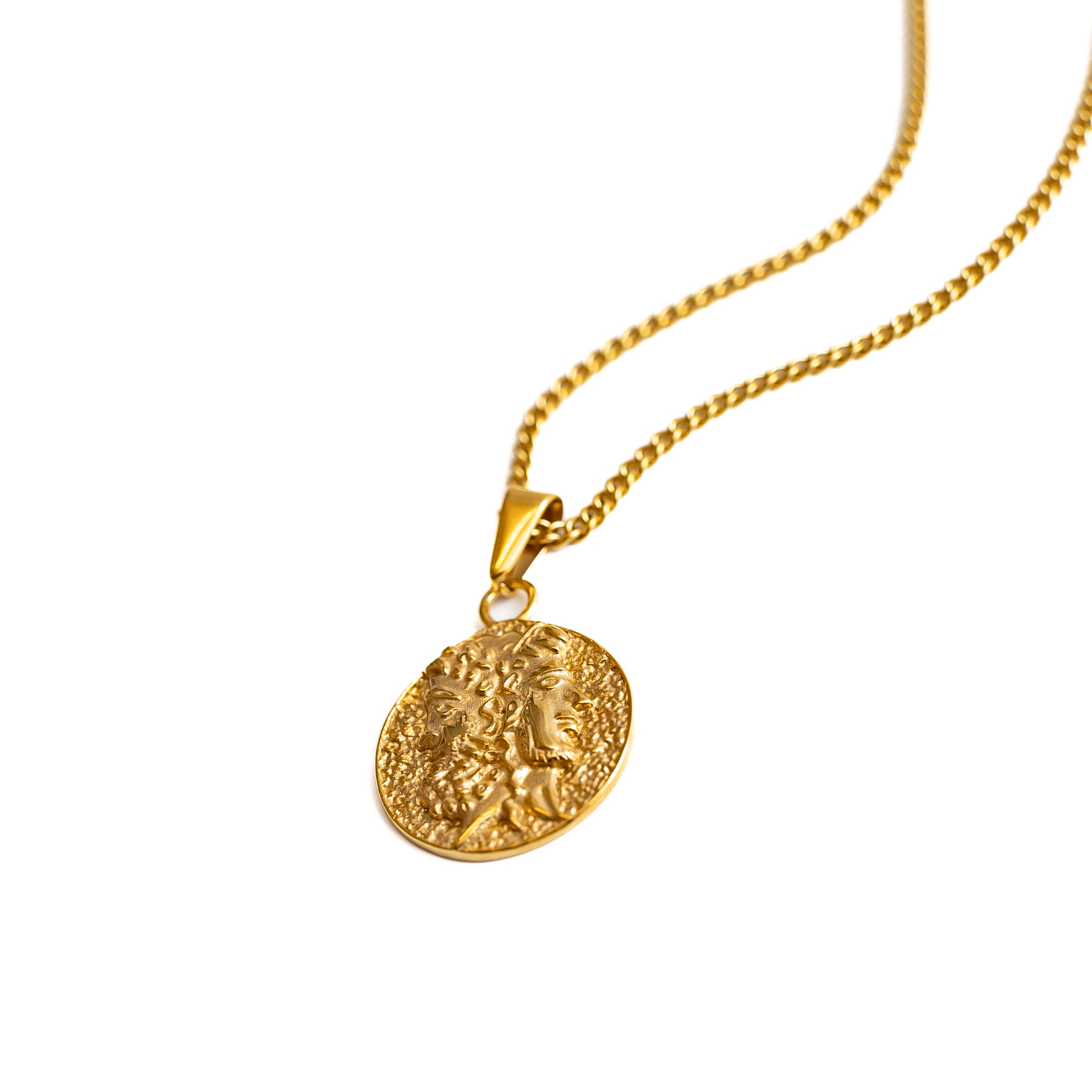 Gods Coin Pendant (Gold)