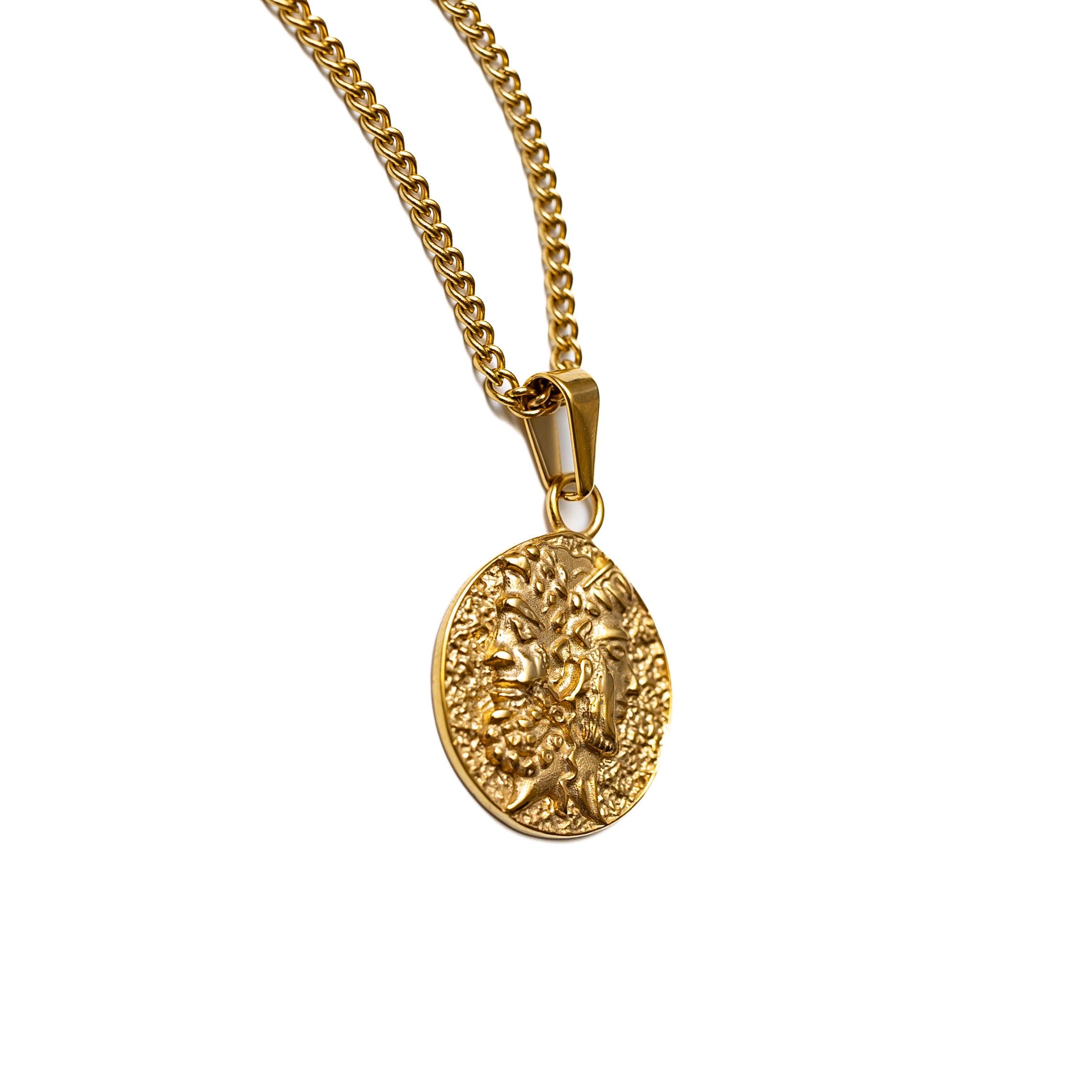 Gods Coin Pendant (Gold)