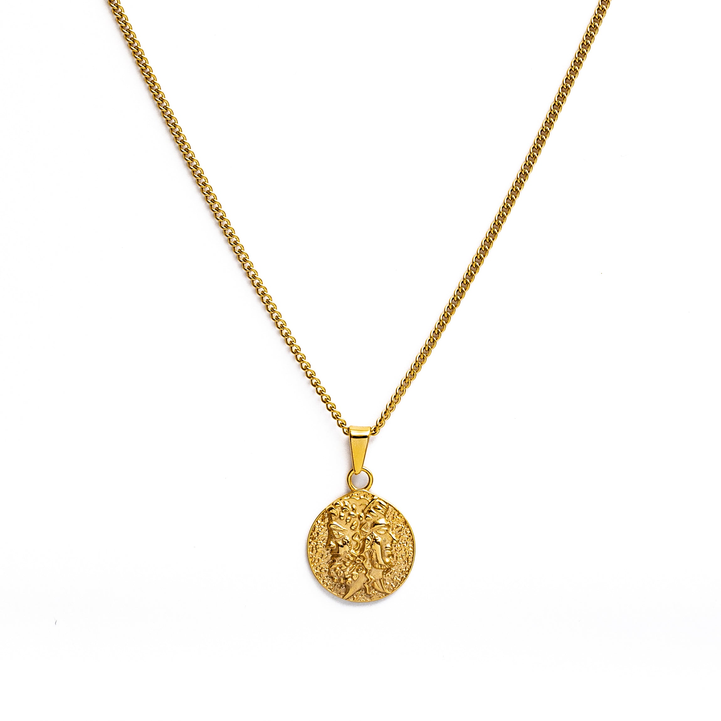 Gods Coin Pendant (Gold)