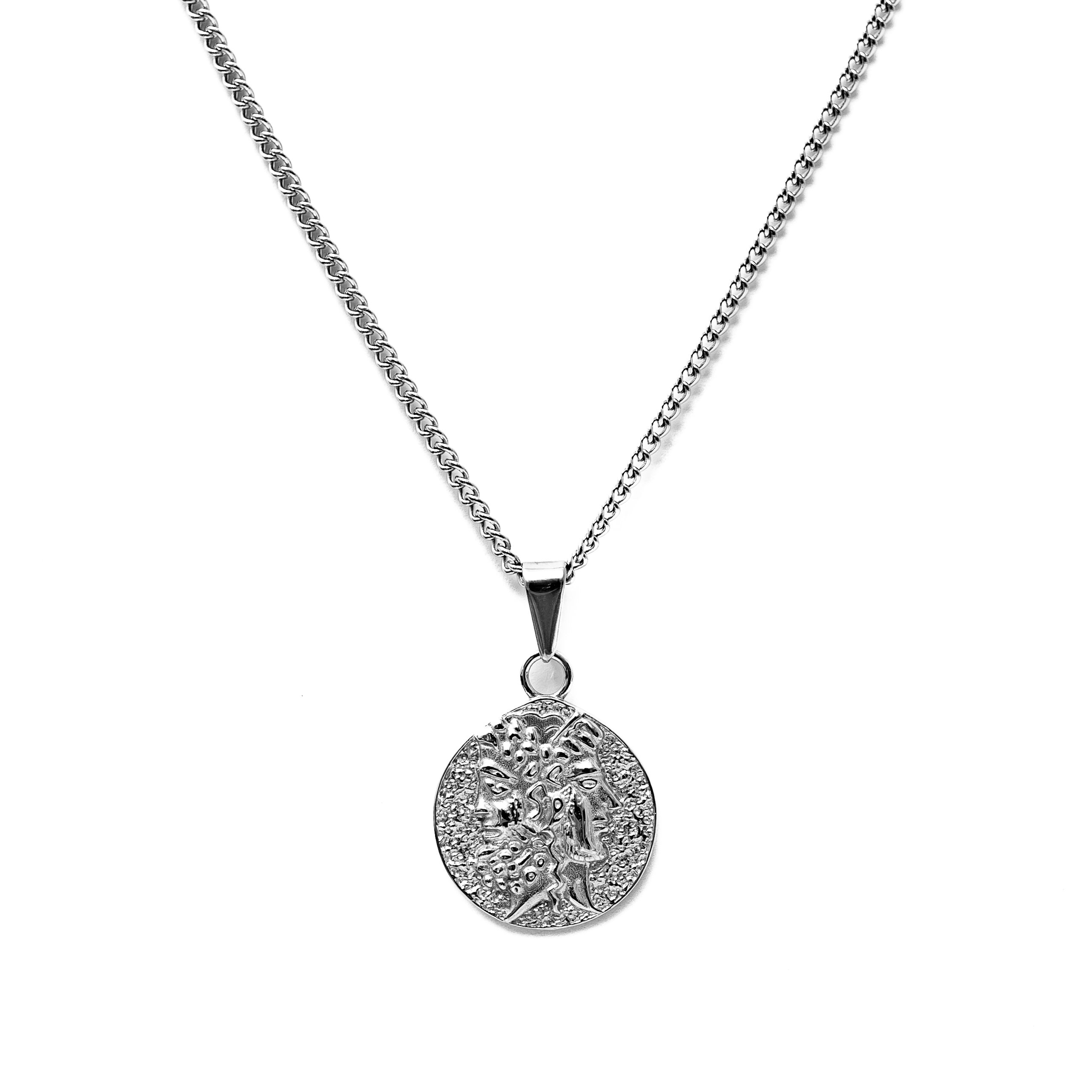Gods Coin Pendant (Silver)