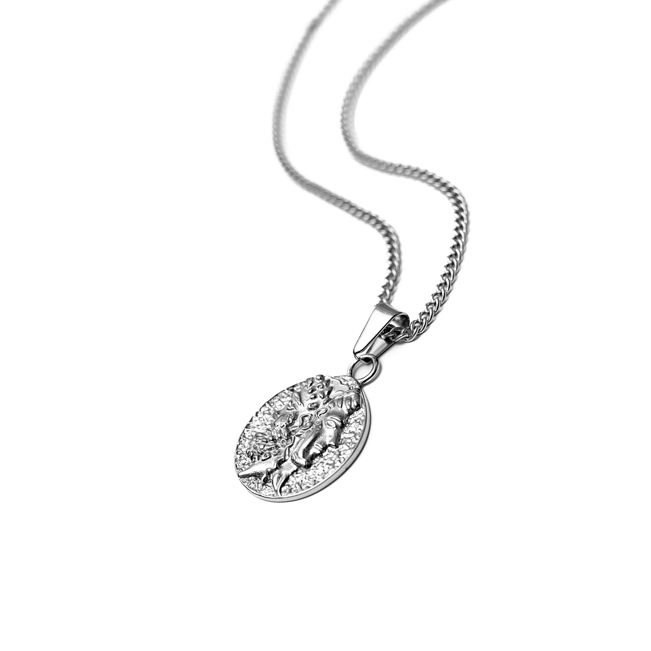 Gods Coin Pendant (Silver)