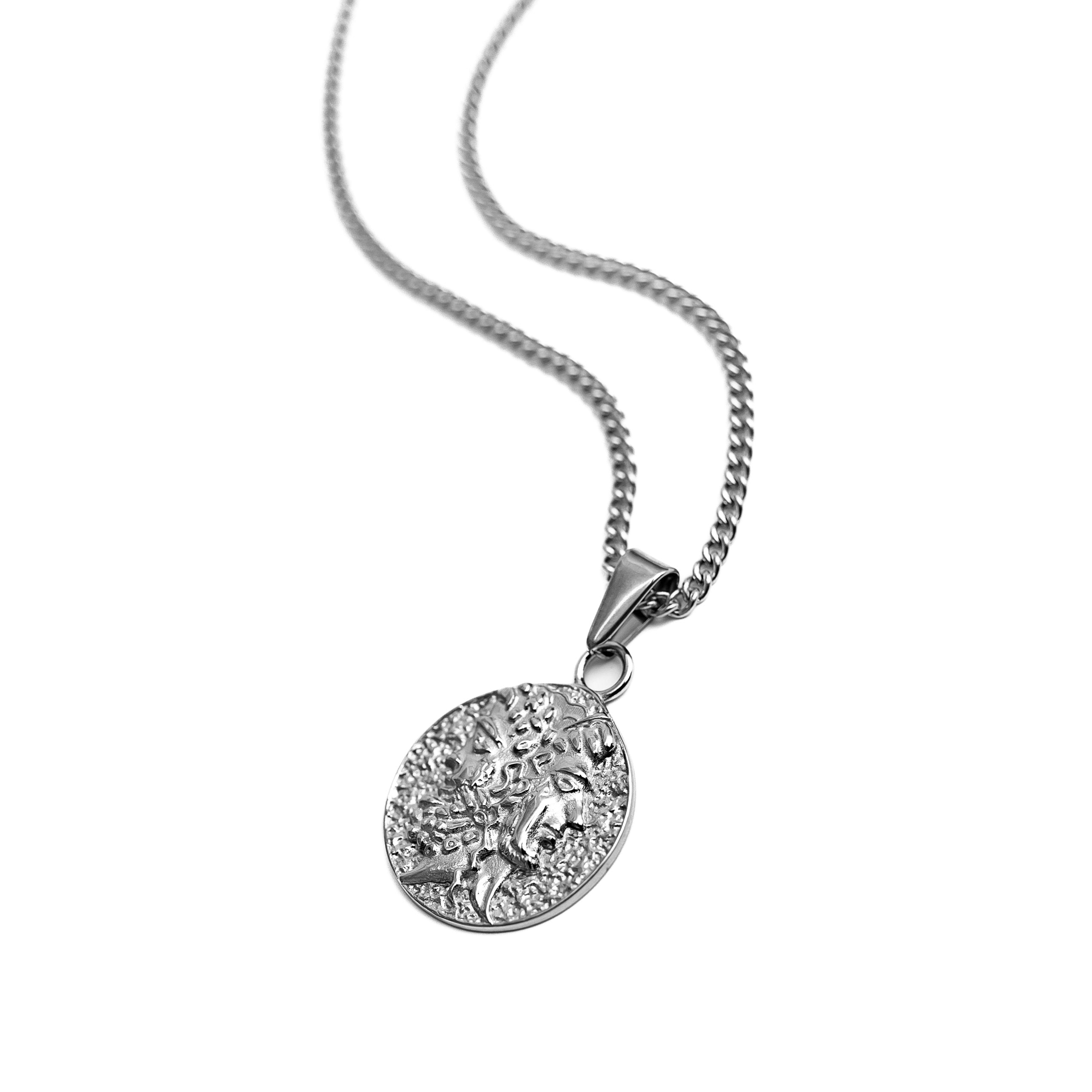 Gods Coin Pendant (Silver)