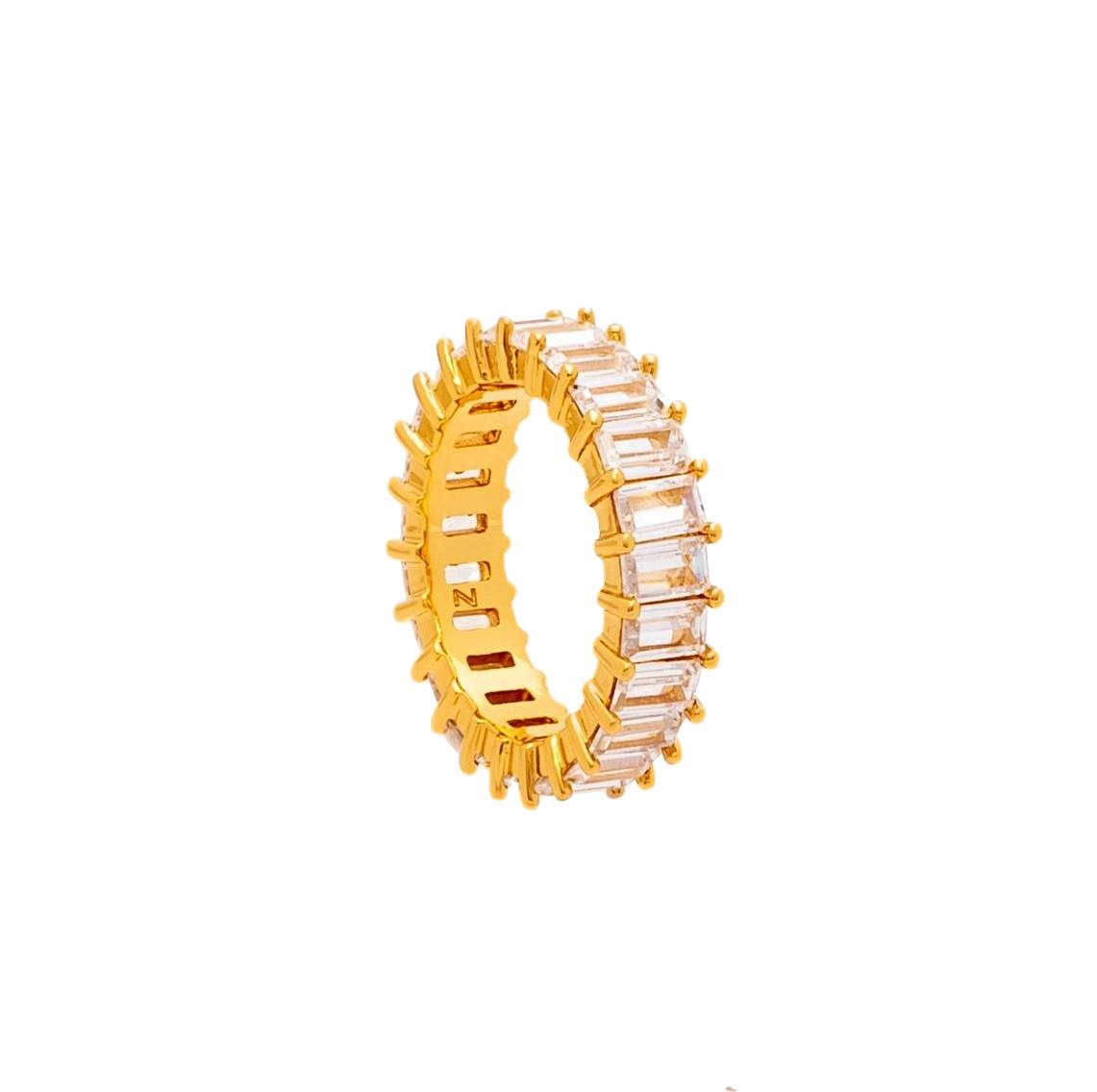 Diamond Baguette Ring (Gold)