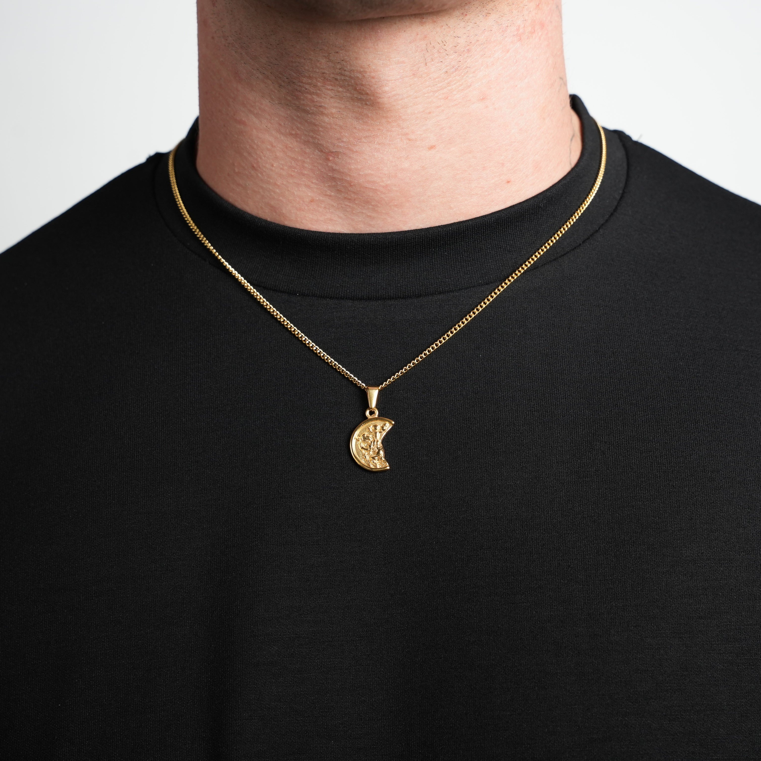 Half Saint Pendant (Gold)