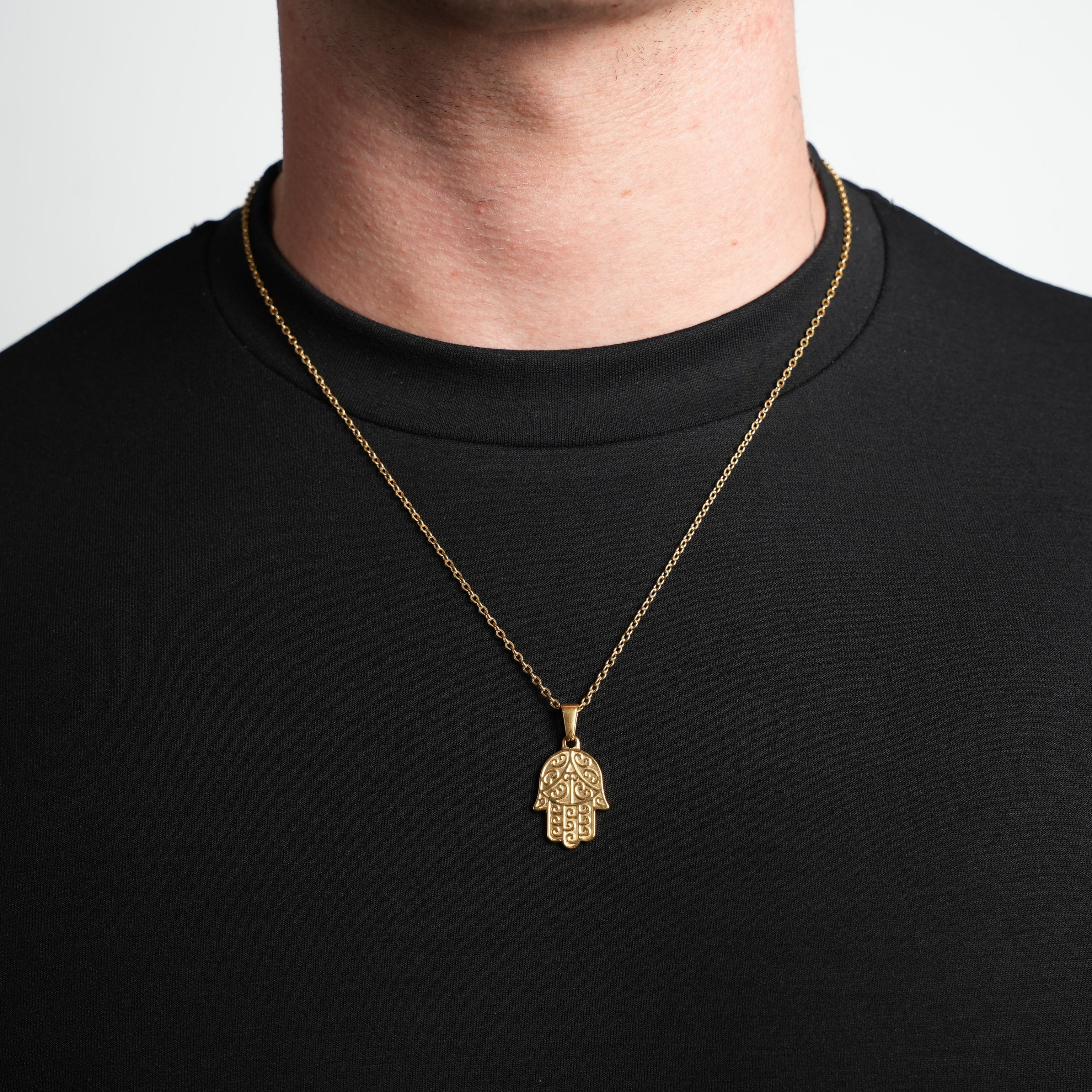 Hamsa Pendant (Gold)
