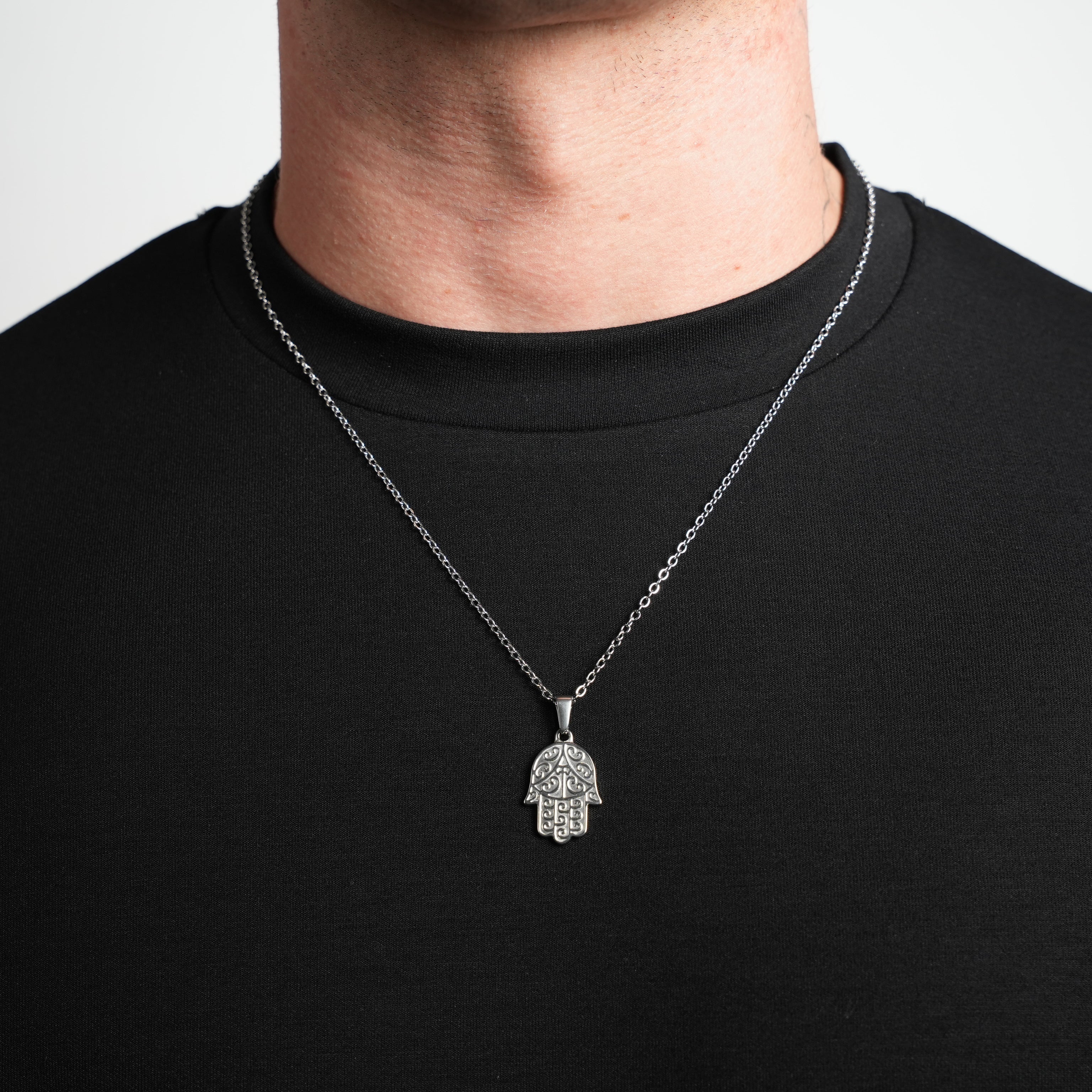 Hamsa Pendant (Silver)