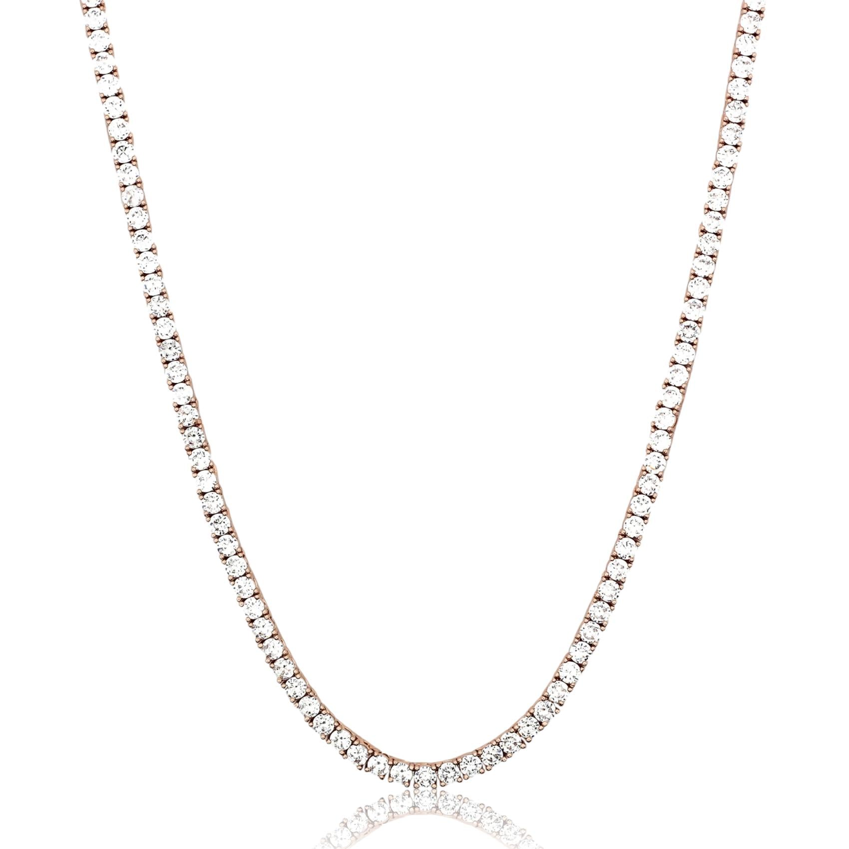 Tennis Chain (Rose Gold) 4mm