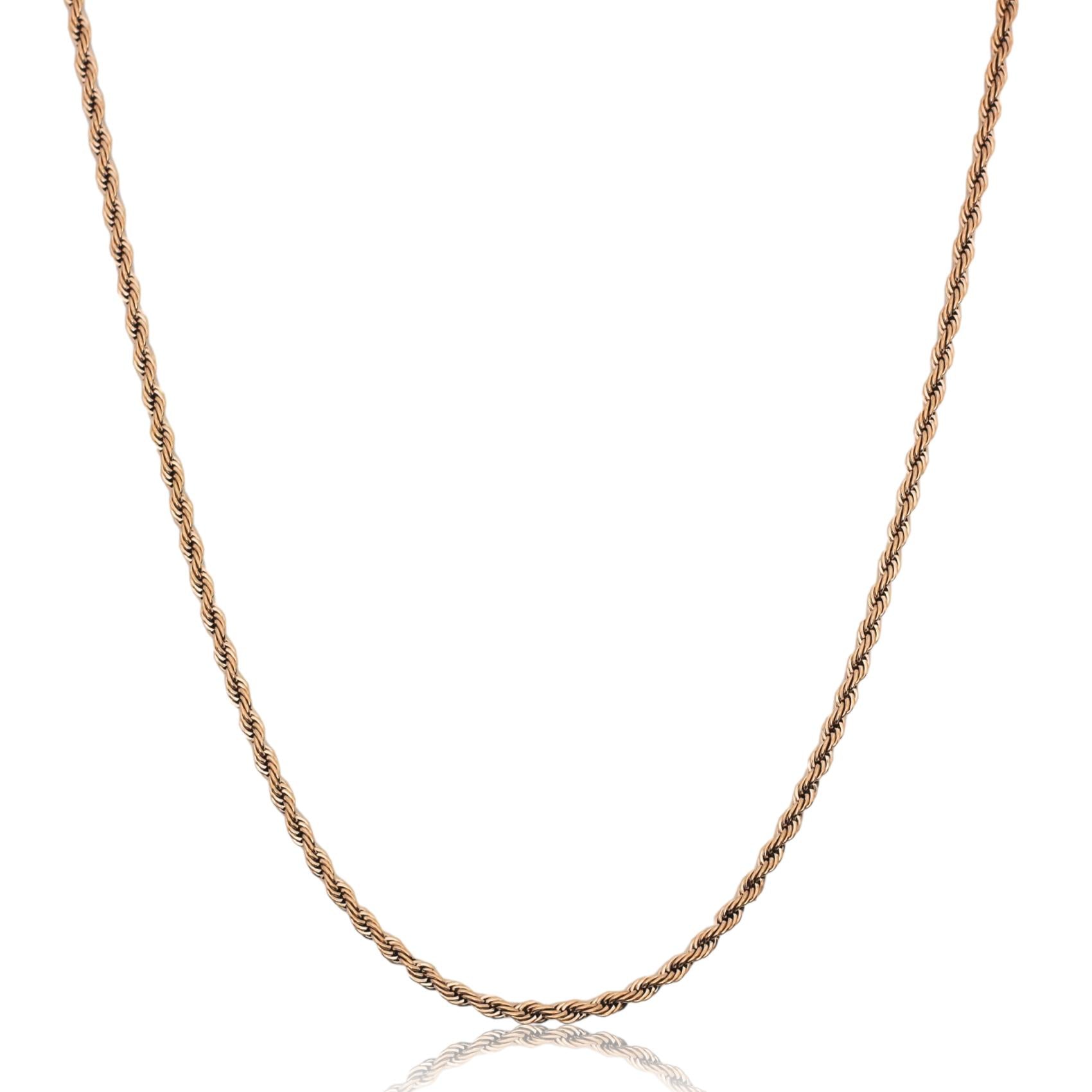 Rope Chain (Rose Gold) 3mm