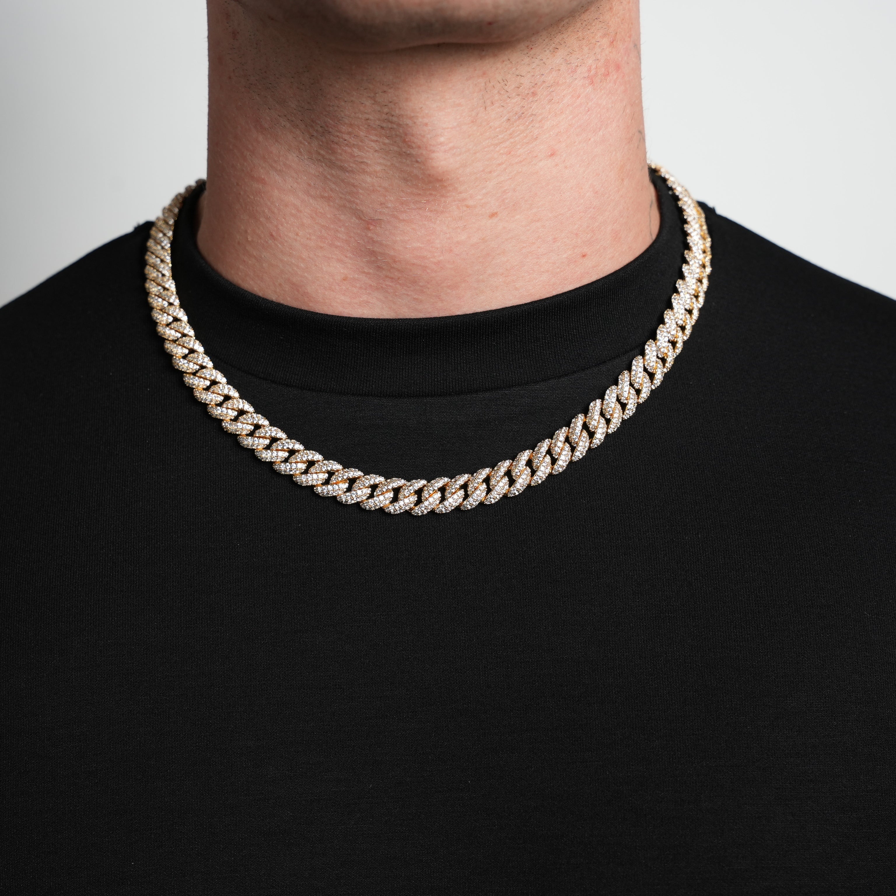 Iced Cuban Chain (Gold) 8.5mm