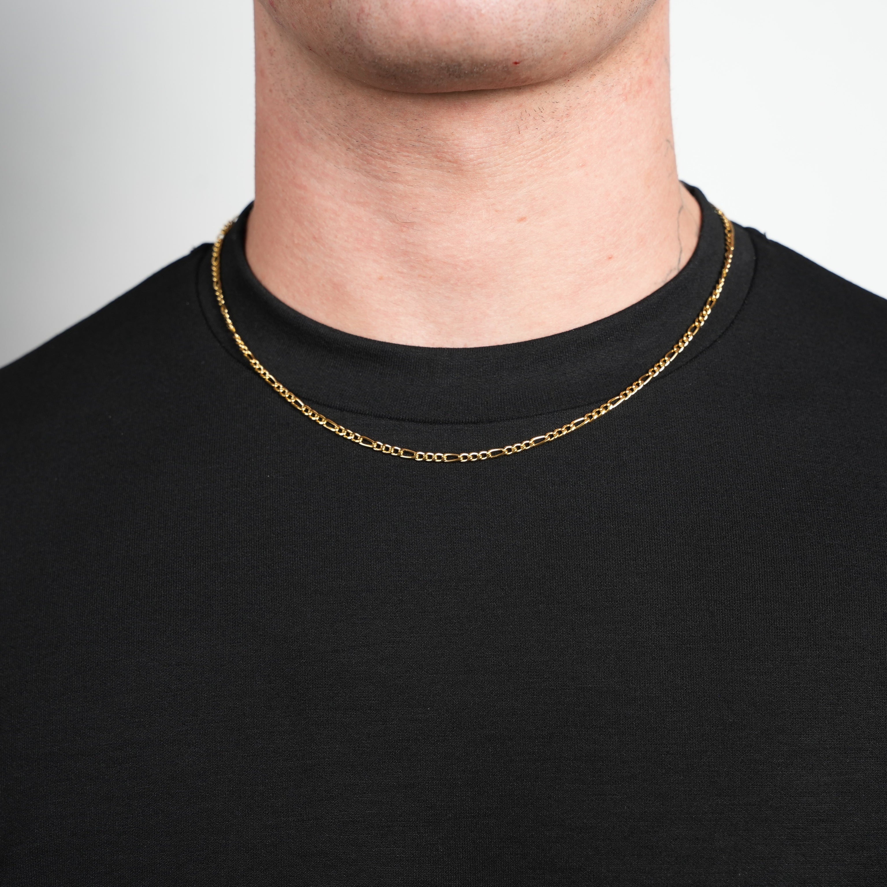 Figaro Chain (Gold) 3mm