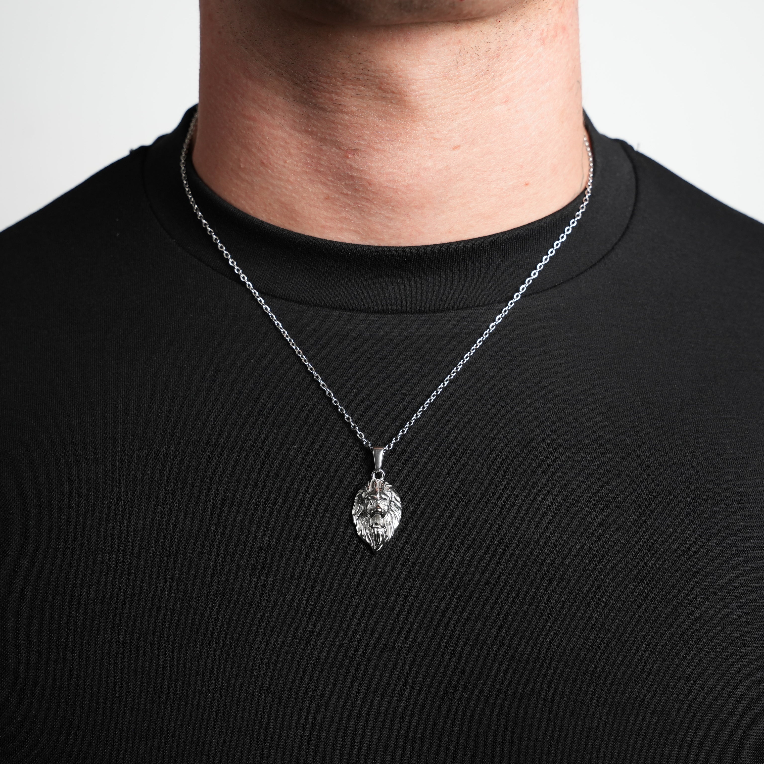 Lion Pendant (Silver)