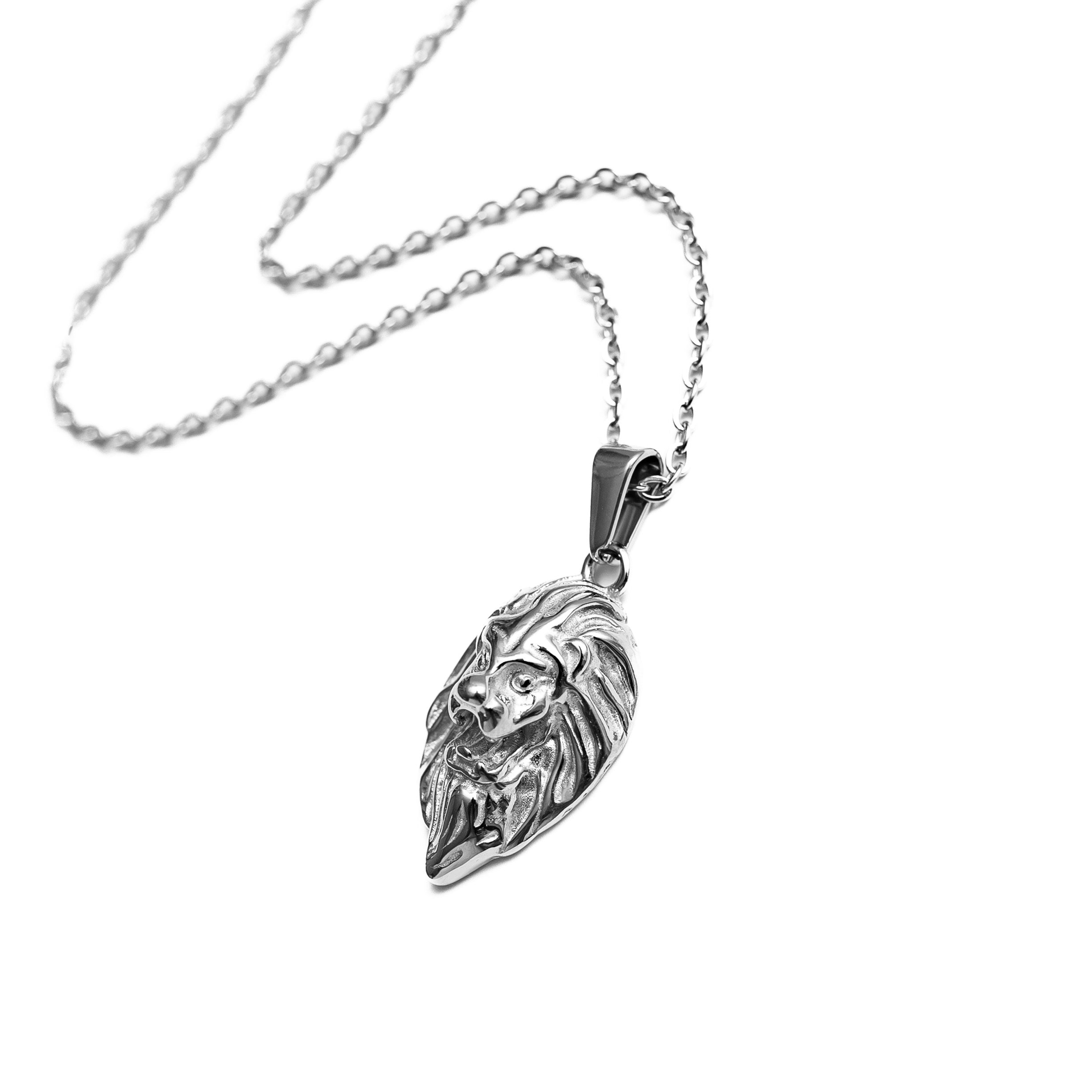 Lion Pendant (Silver)
