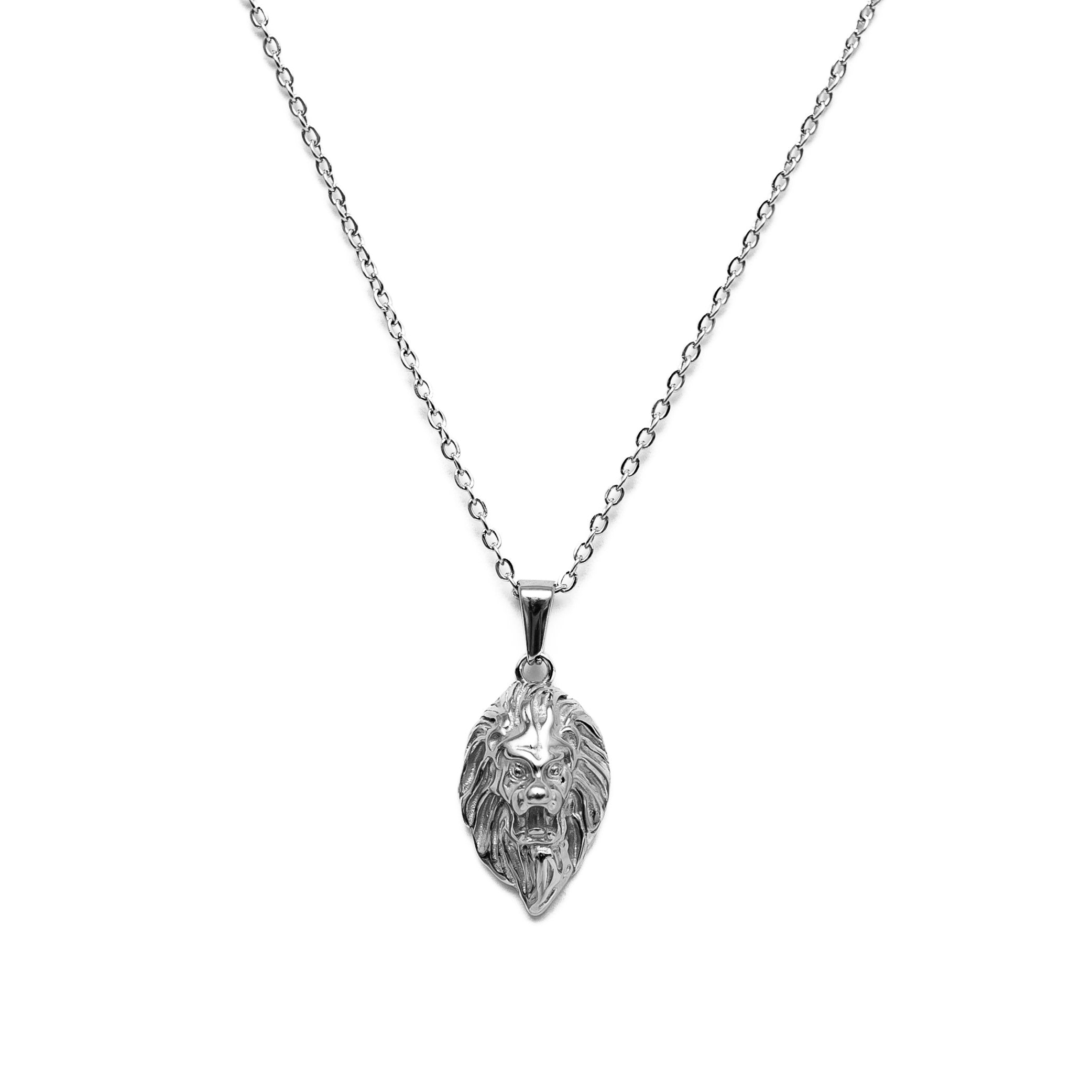 Lion Pendant (Silver)