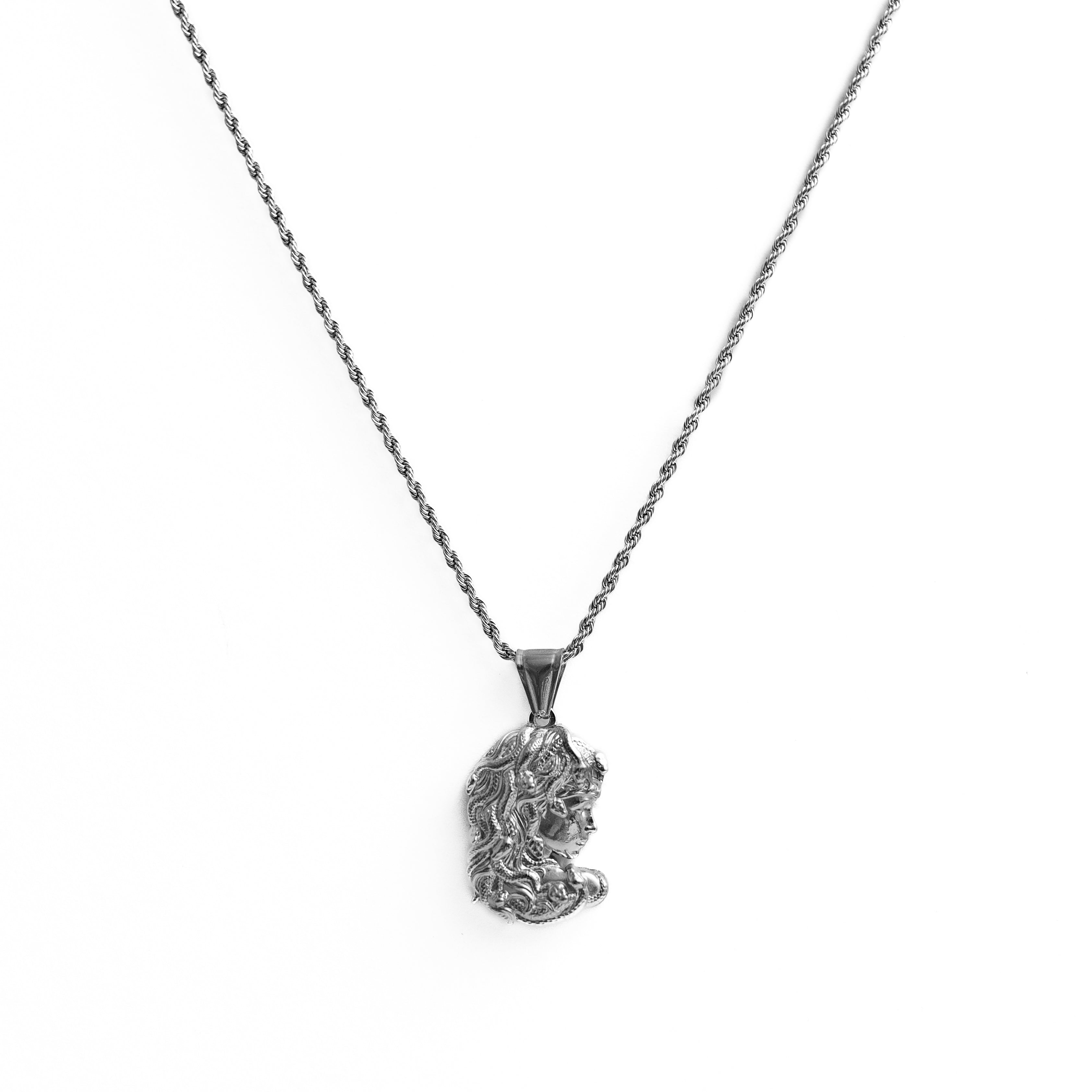 Medusa Head Pendant (Silver)