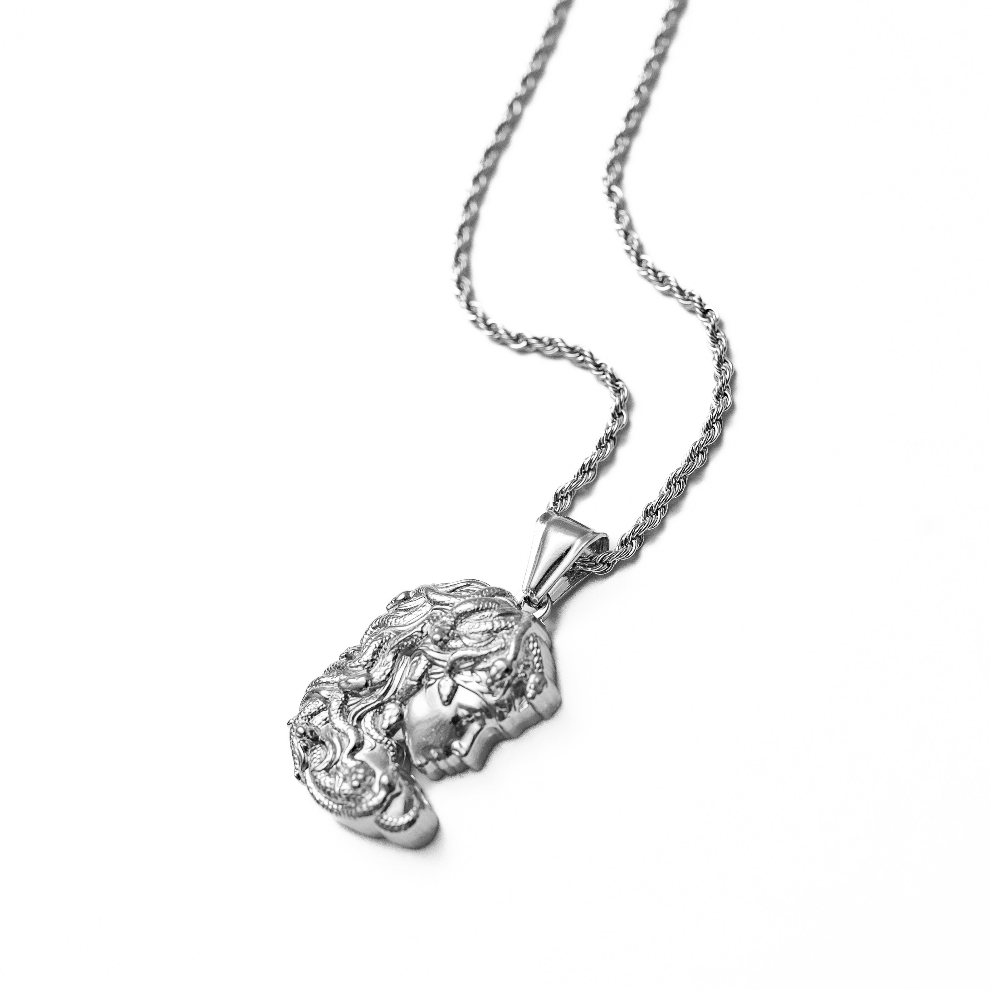 Medusa Head Pendant (Silver)