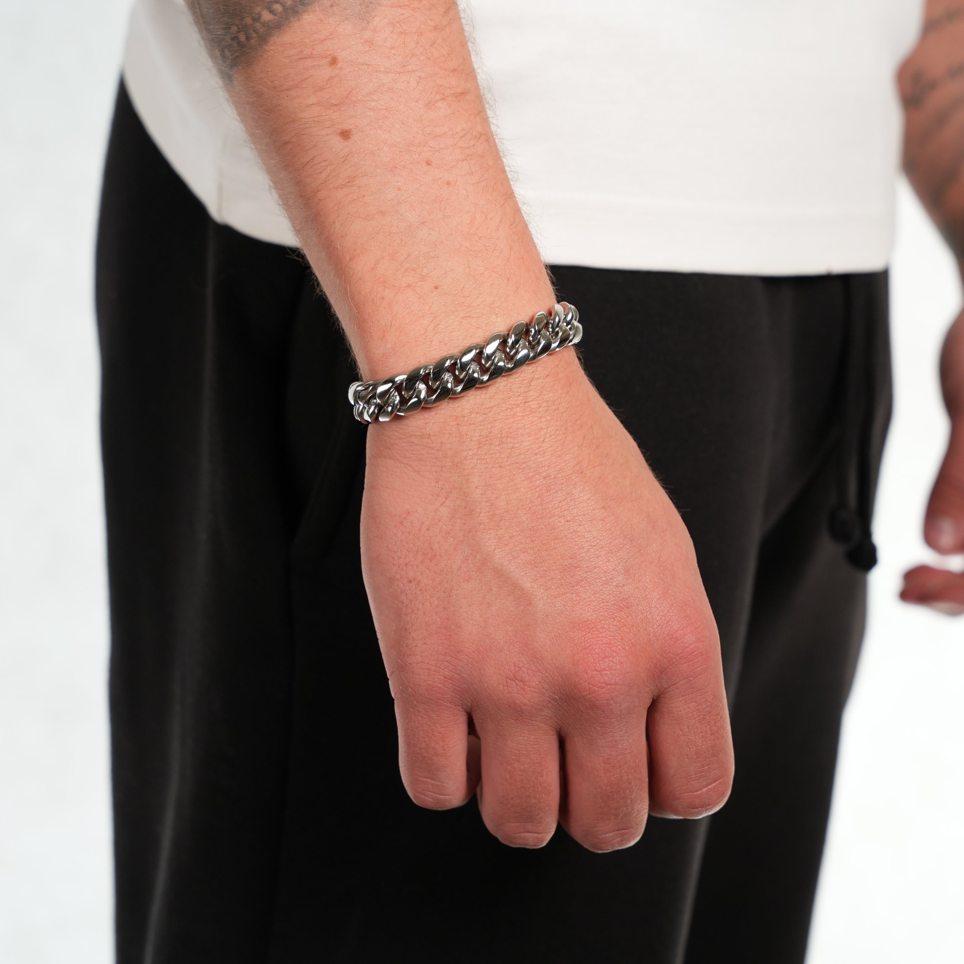 Miami Cuban Bracelet (Silver) 12mm