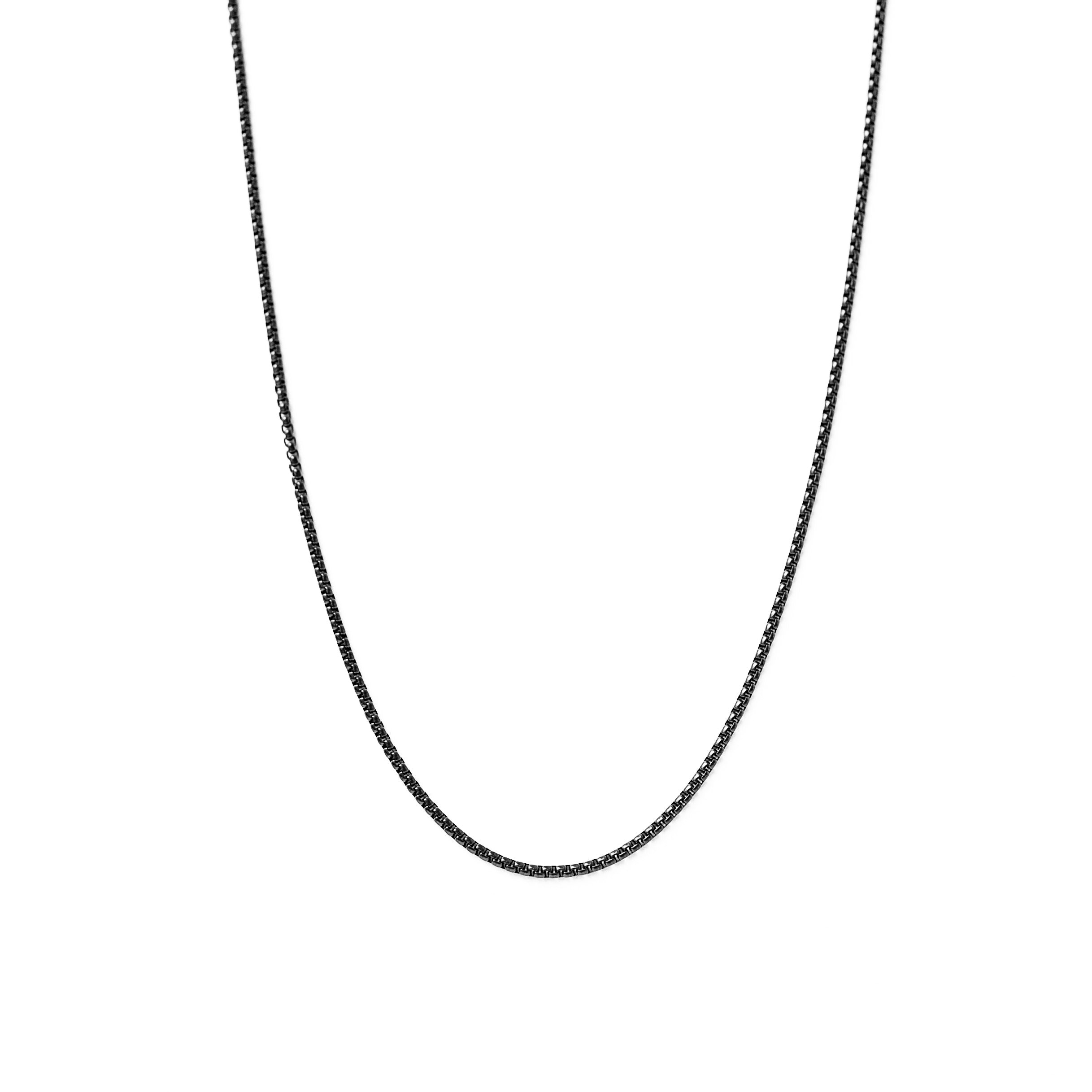 Rolo Chain (Black) 2mm