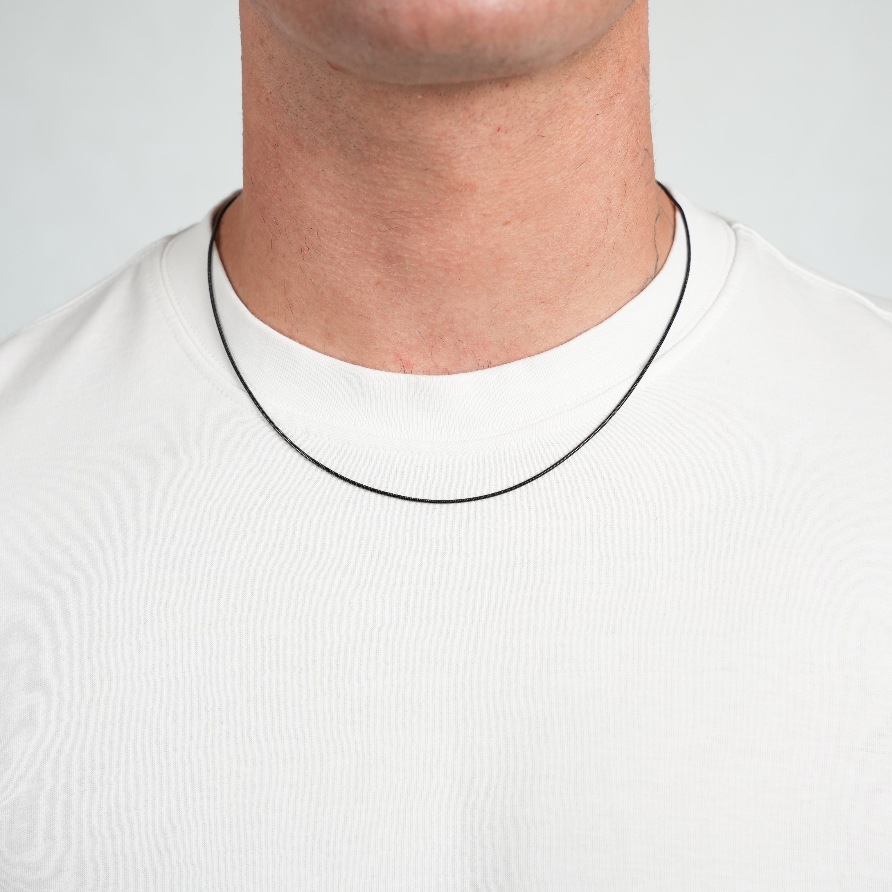 Snake Chain (Black) 1mm