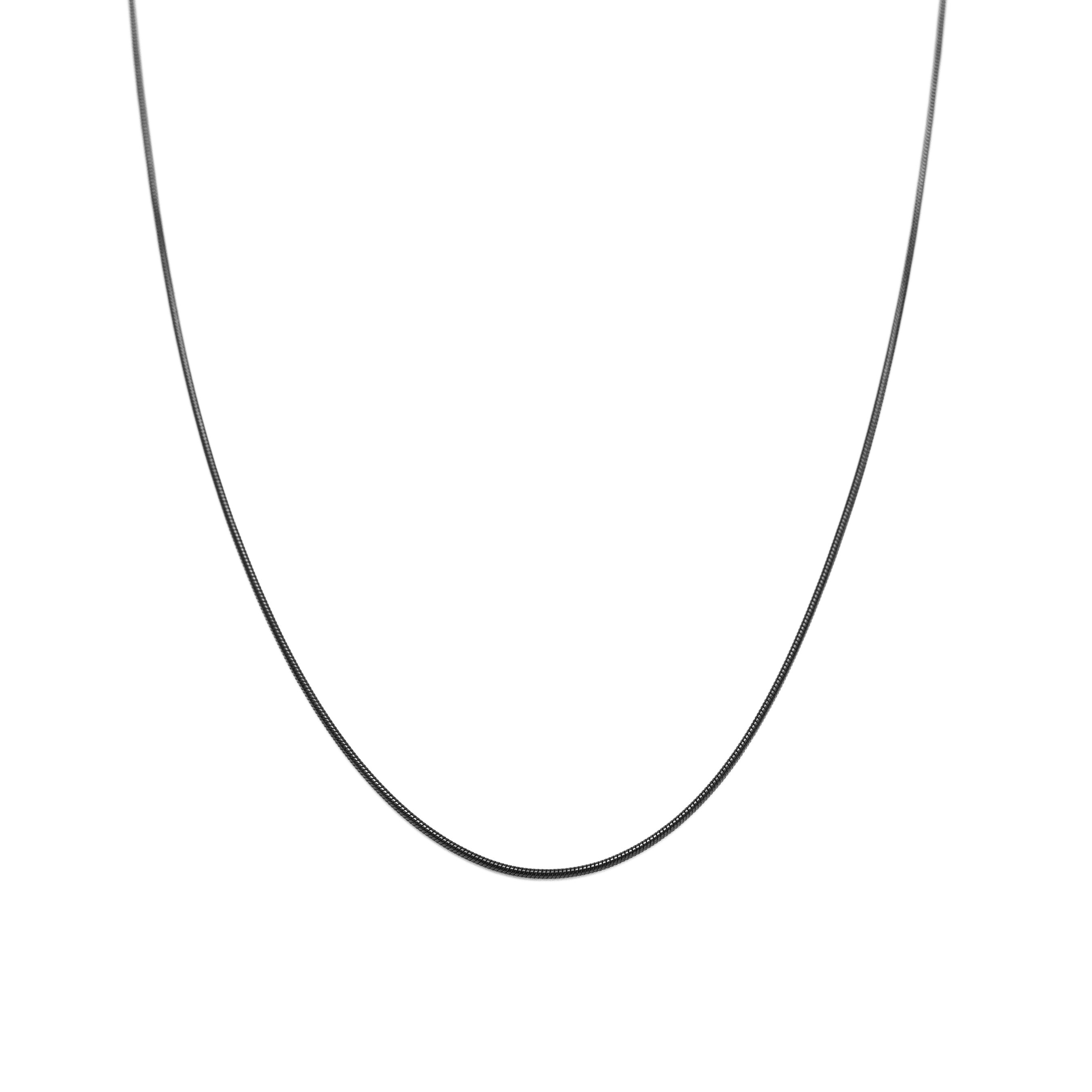 Snake Chain (Black) 1mm