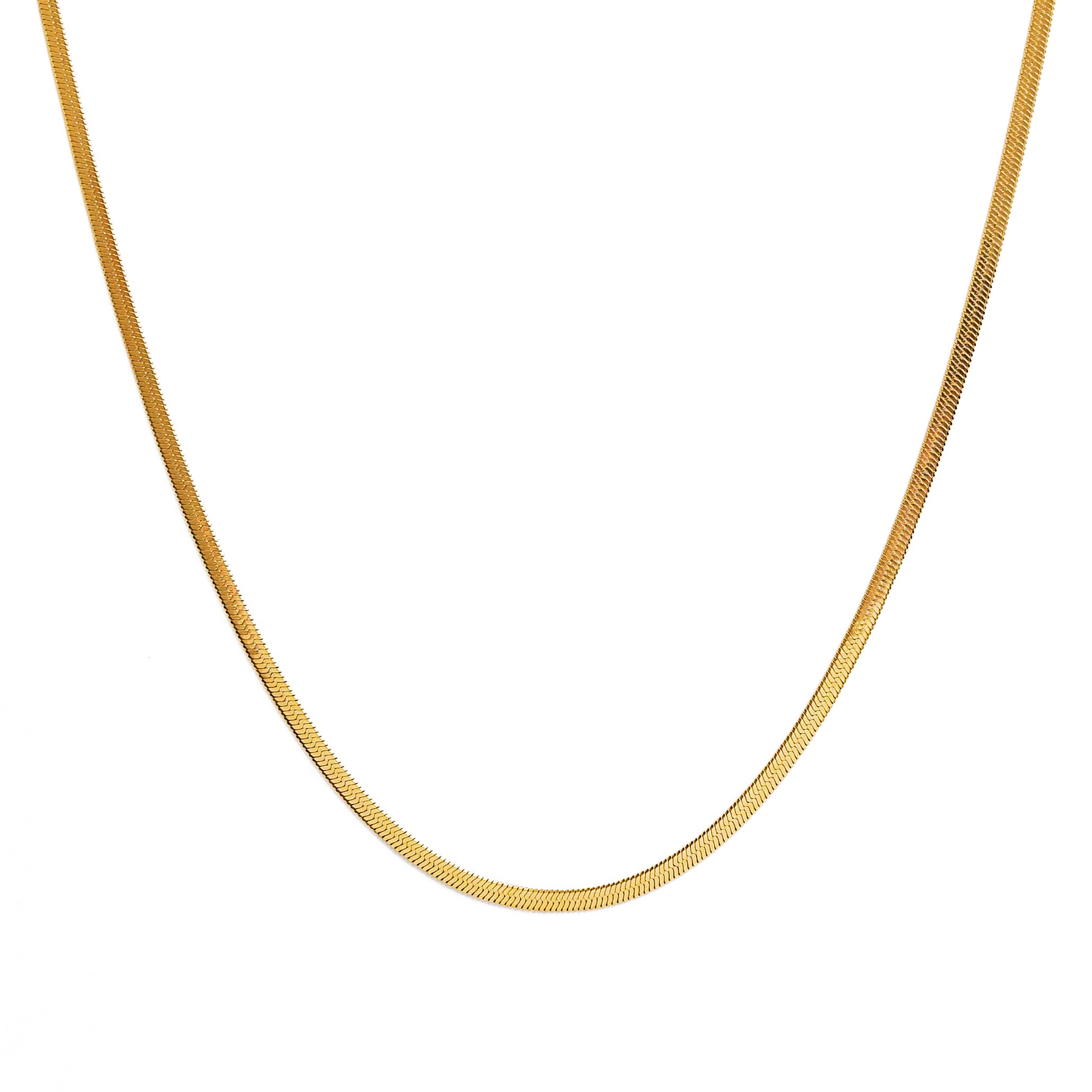 Snake Skin Chain (Gold) 3mm
