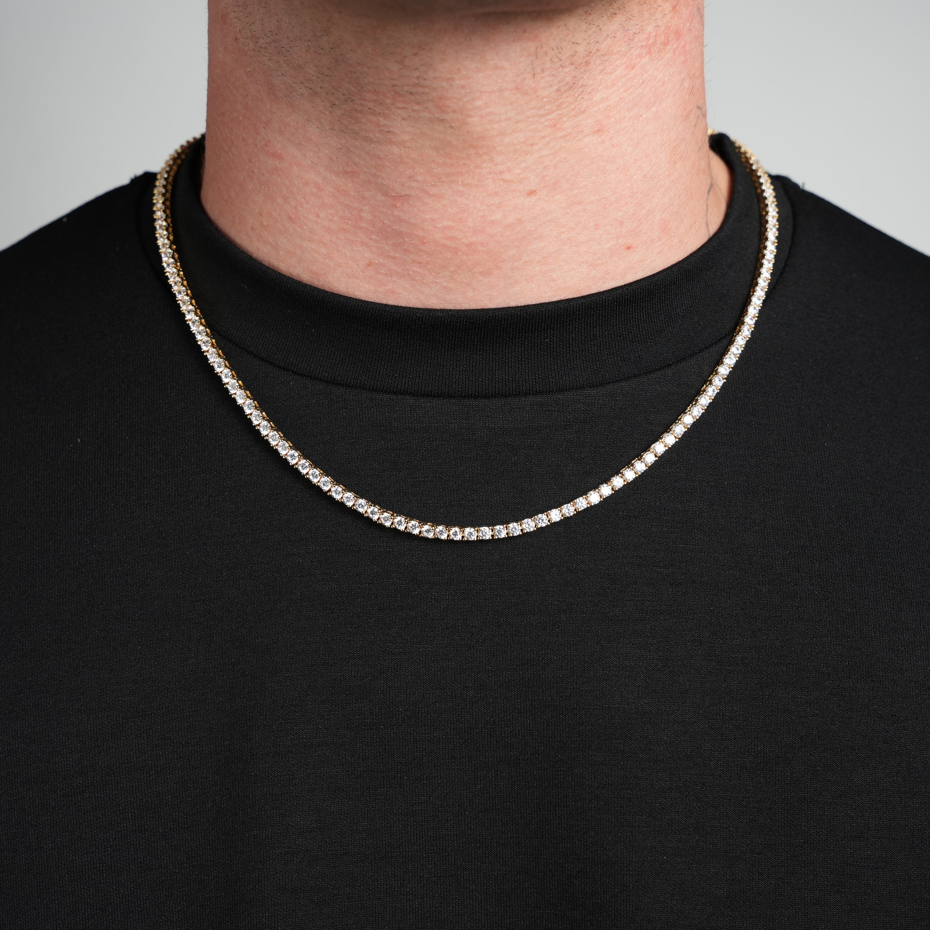 Tennis Chain (Gold) 3mm