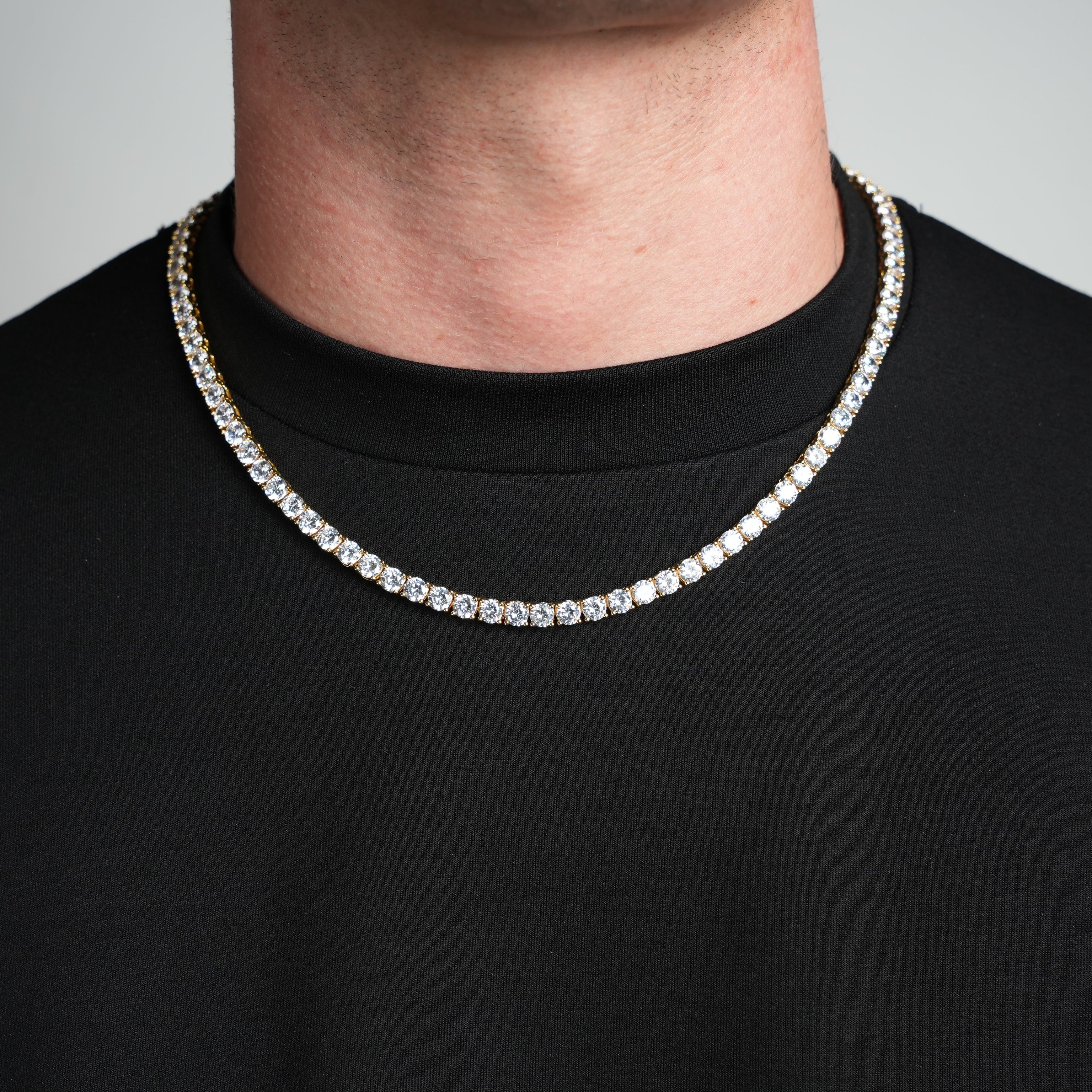 Tennis Chain (Gold) 5mm