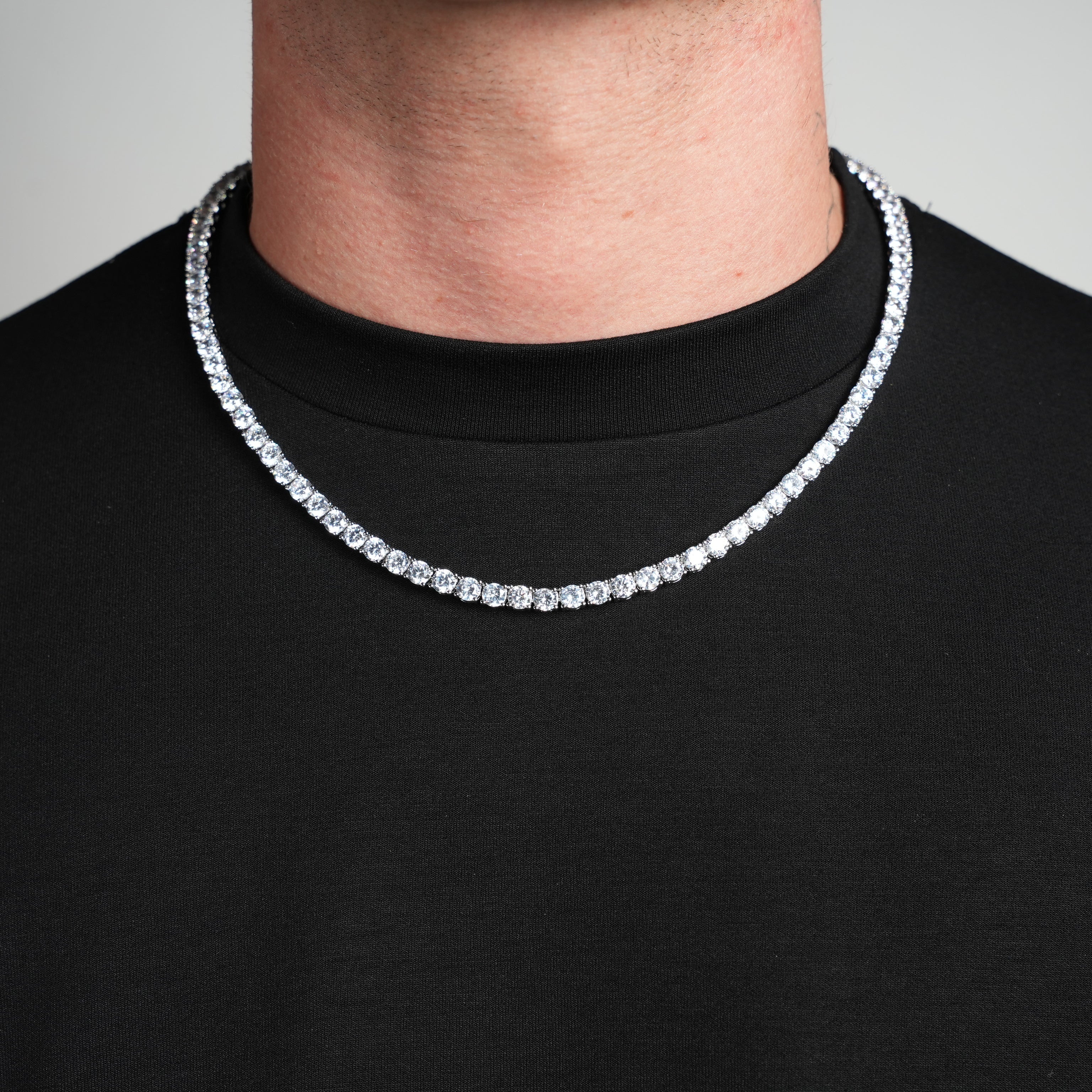 Tennis Chain (Silver) 5mm