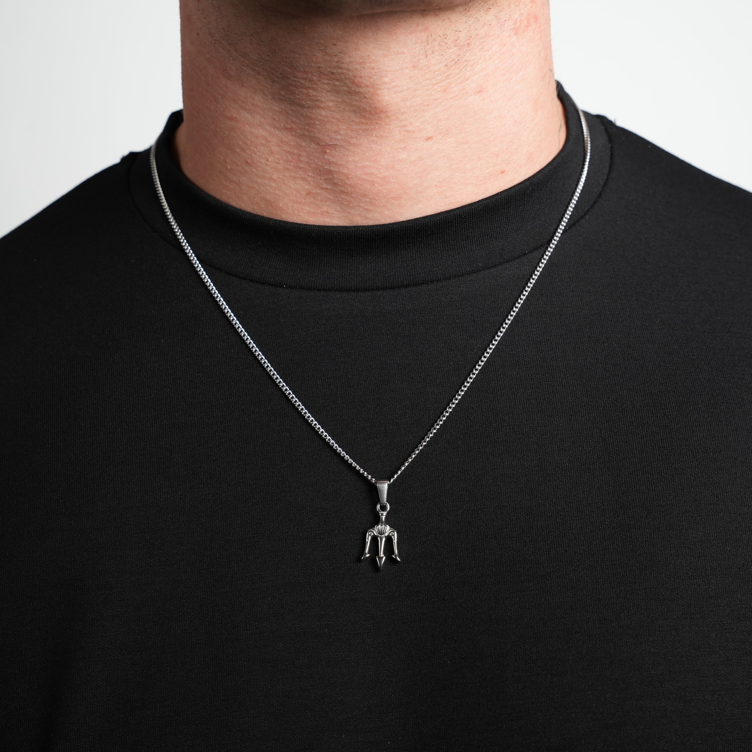 Trident Pendant (Silver)