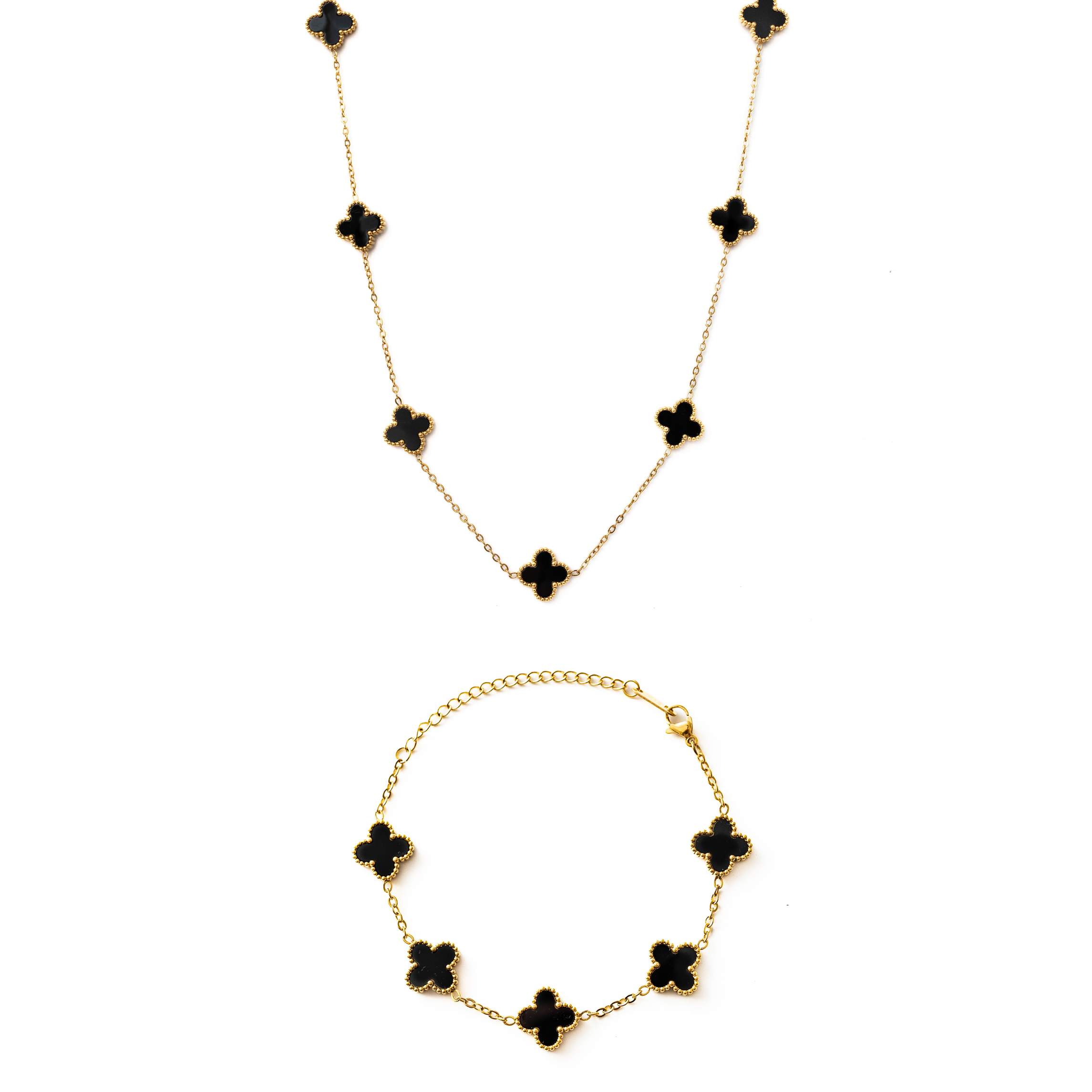 Clover Set (Gold/Black)